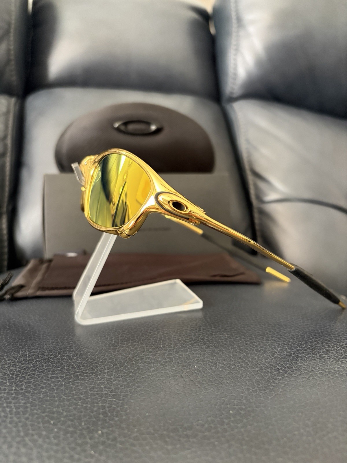 Oakley X-Metal Juliet 1.0 Sunglasses Gold Frame/Gold Lenses Brand New