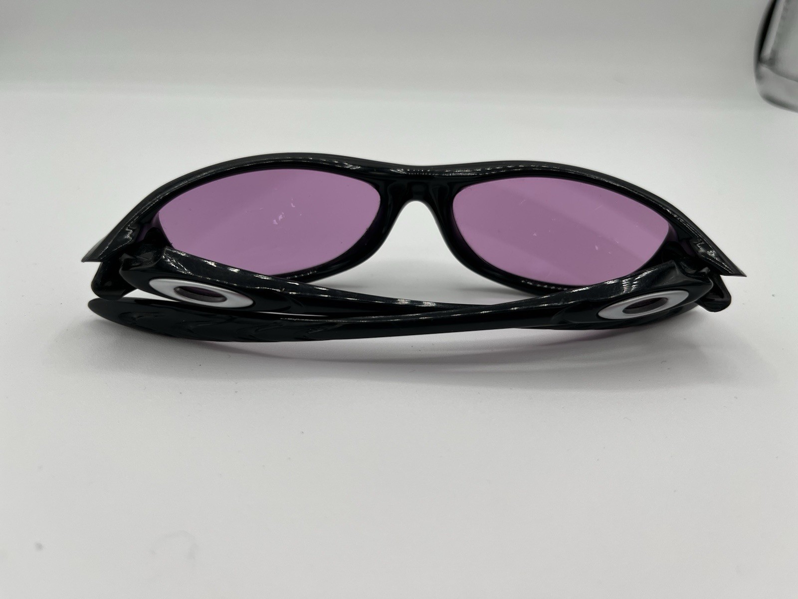 Vintage 90s OAKLEY Minute 2 Black Purple Y2K Gorpcore Sunglasses