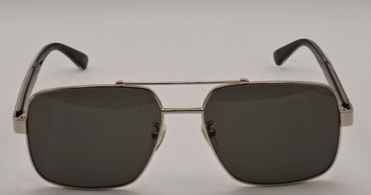 GUCCI GG0529S-001-60 Sunglasses Size 60mm 145mm 17mm gold Men NEW