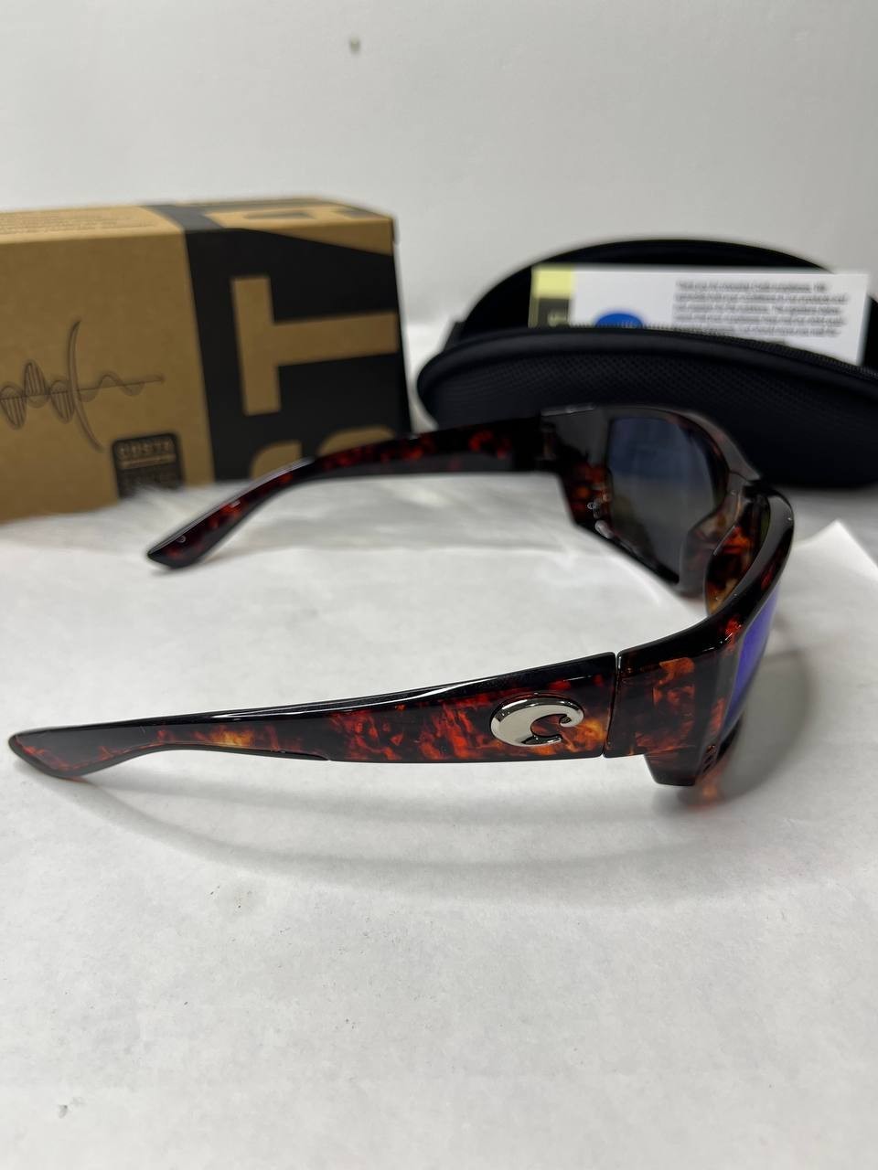 NEW Costa Del Mar Tuna Alley Blue Mirror 580P Polarized Tortoise HOT TREND