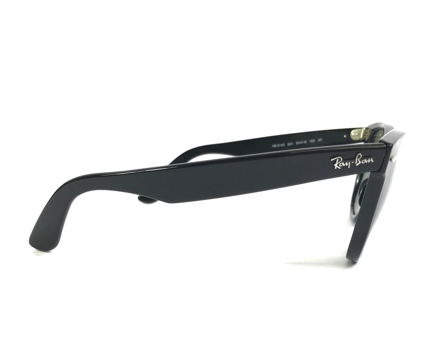 Ray-Ban Sunglasses WAYFARER RB2140 901 Polished Black Frame w/ G-15 Lenses 54 mm