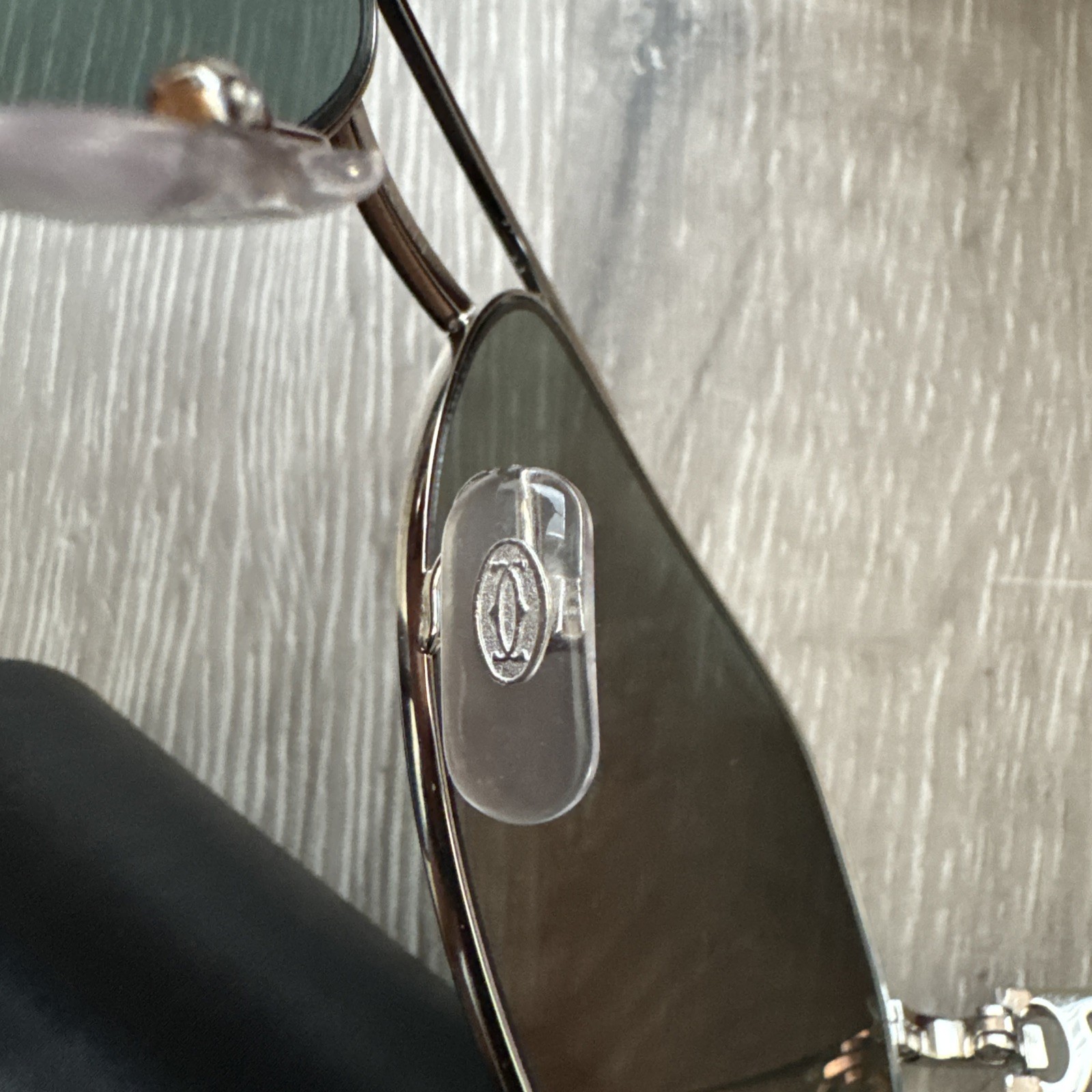 PREMIERE C DE CARTIER SILVER PILOT SHAPE ZEISS SUNGLASSES CT0110S 004 NEW $1425