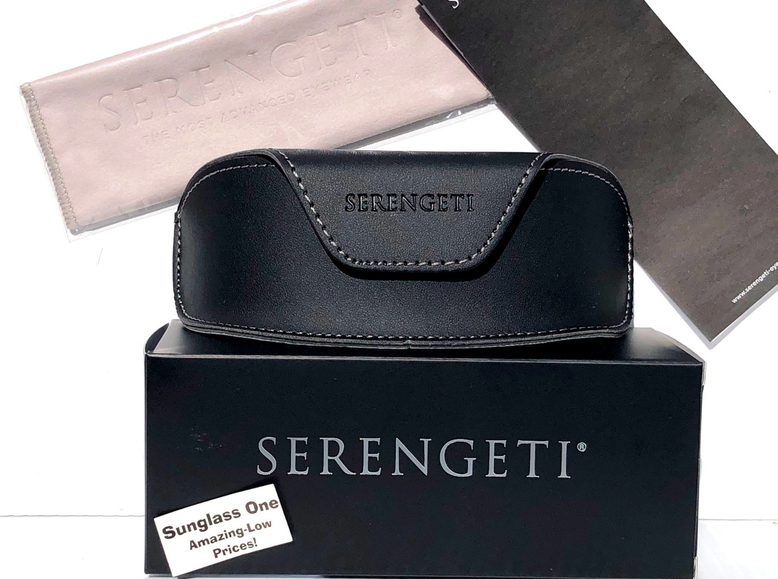 SERENGETI MASTEN Matte Gunmetal POLARIZED Mineral Green GLASS Sunglass SS579002