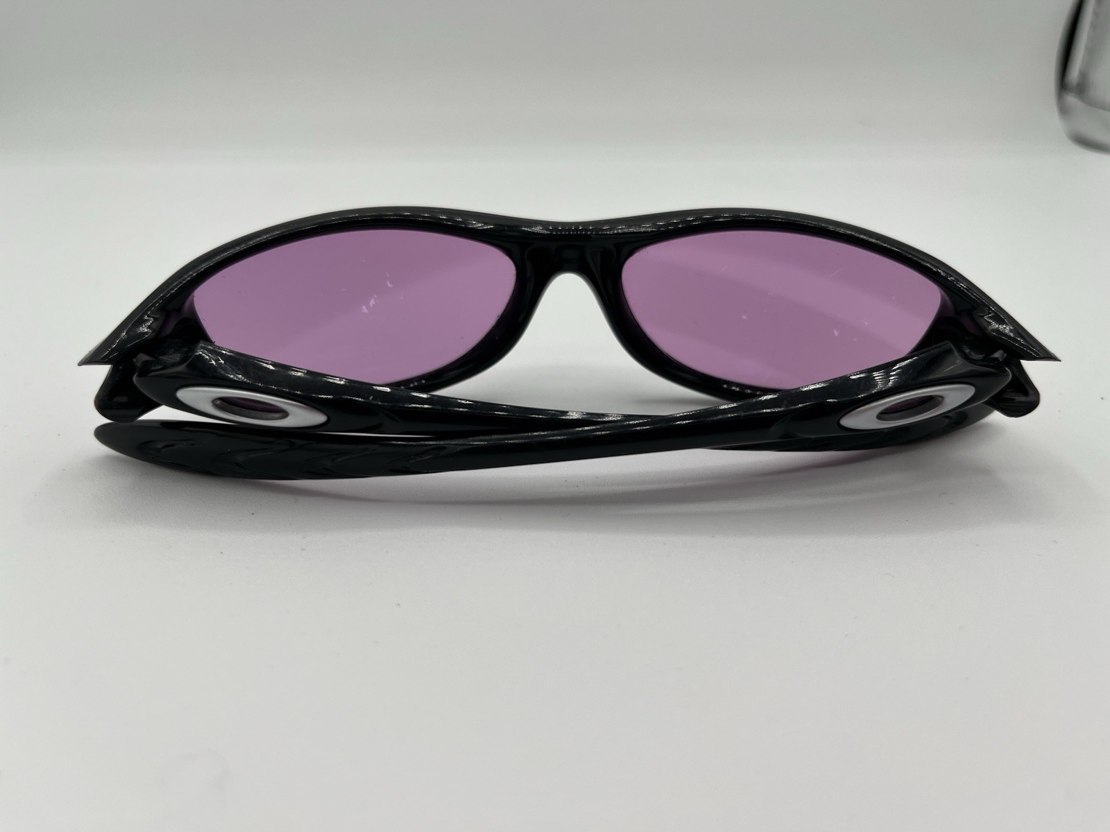 Vintage 90s OAKLEY Minute 2 Black Purple Y2K Gorpcore Sunglasses