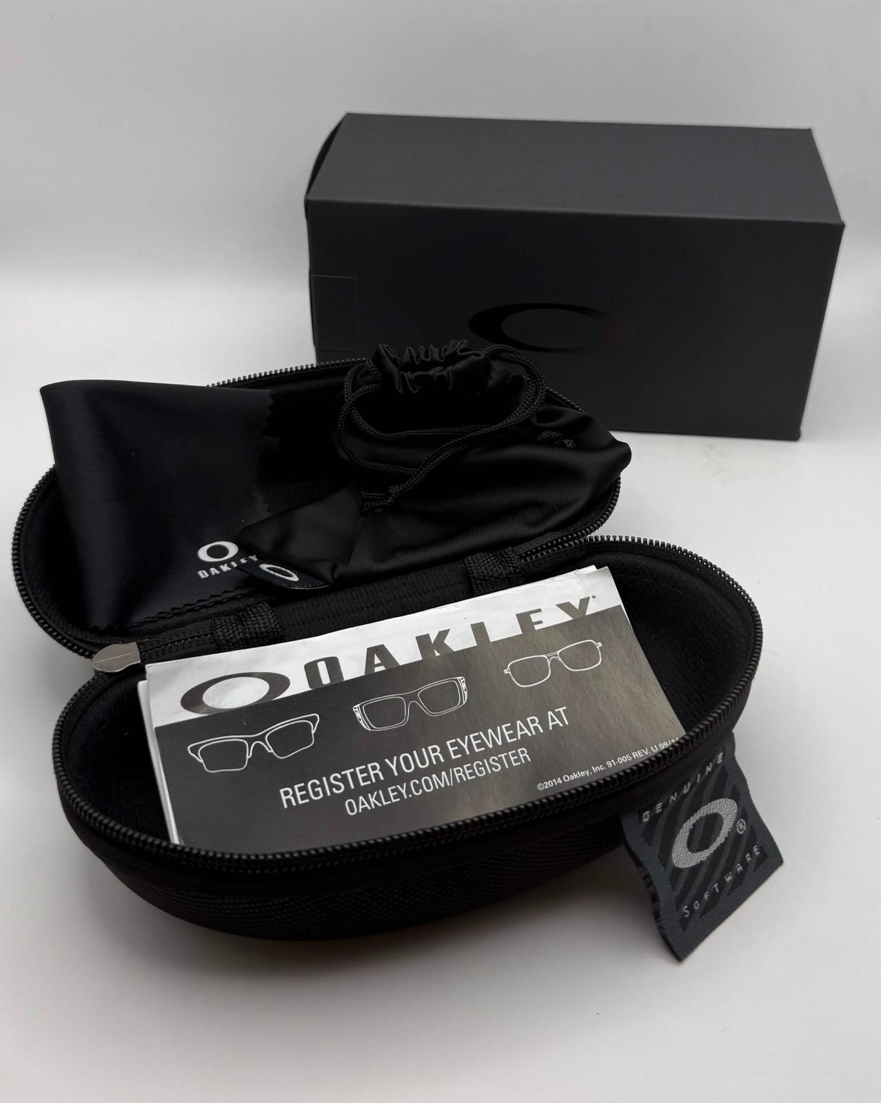 Oakley Holbrook Sunglasses Black Frame Black Lens With Box, Case, & Accessories