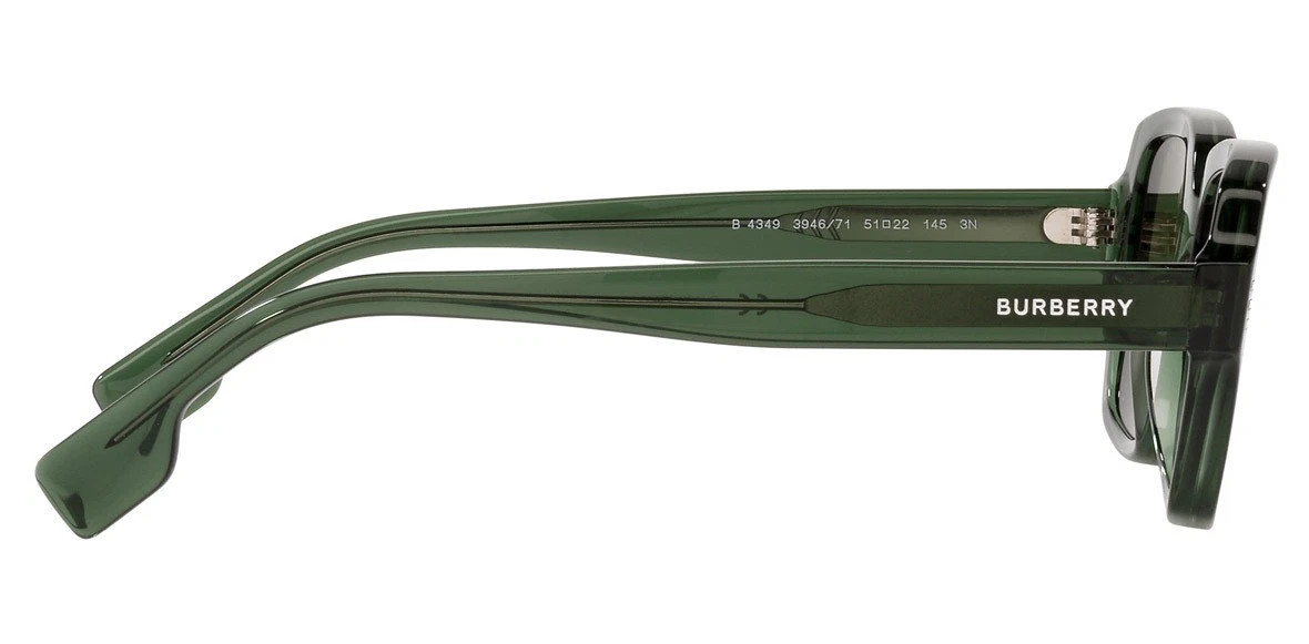 New Burberry Men’s Sunglasses BE4349 3946/71 Green 51mm