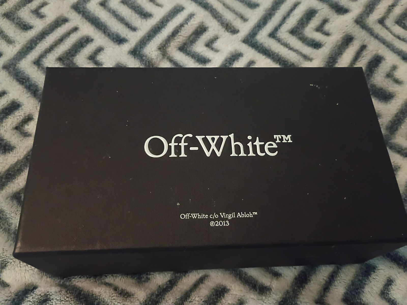 Off-White Manchester OERI129 Eyeglasses Black Grey 1007 Authentic 54mm