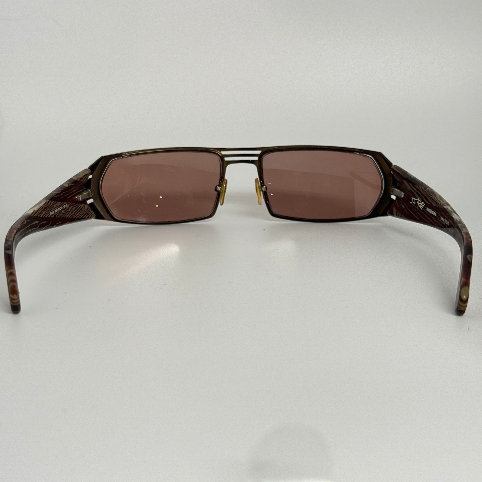 JF Rey JF2233 SG95 Sunglasses Brown Gold Geometric Rectangle Frame France 58-19