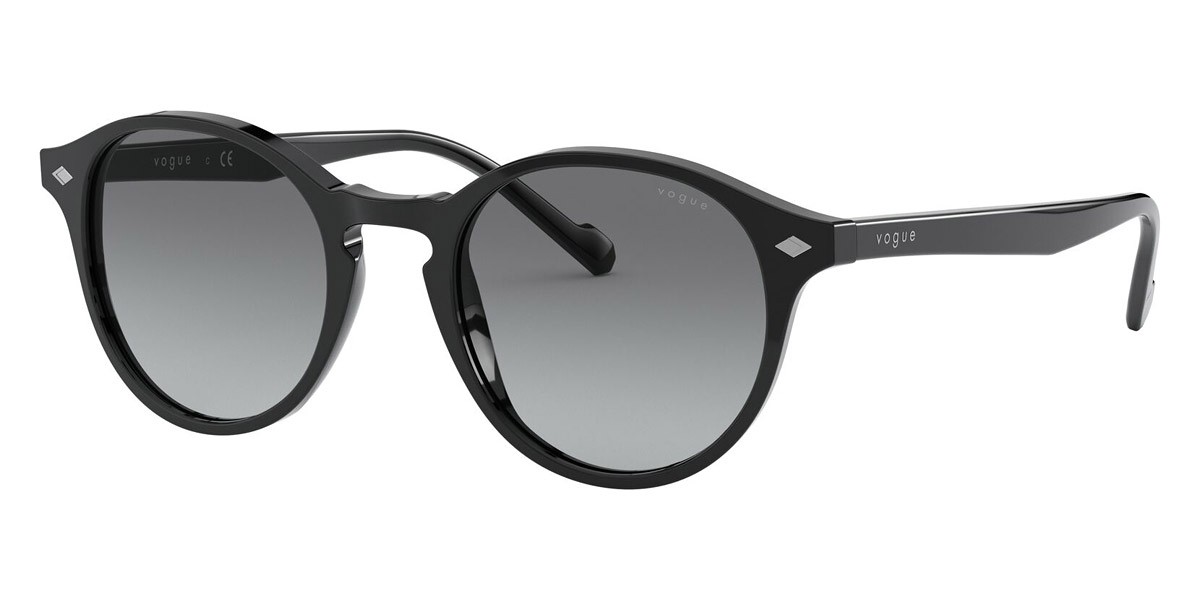 Vogue Man Sunglasses 0VO5327S W44/11 48mm Black – Grey Gradient Lens – NEW