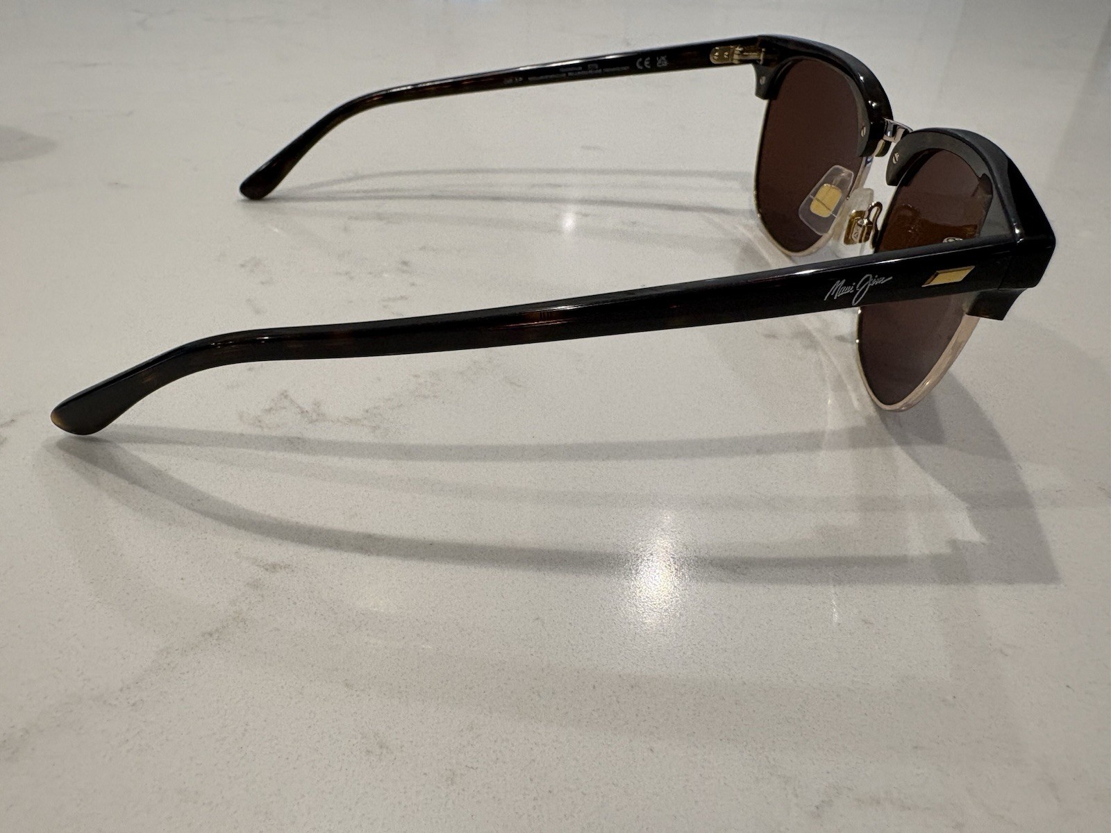 Maui Jim Holuma Polarized Clubmaster-Style Sunglasses MJ0695S-002 – Brown Unisex