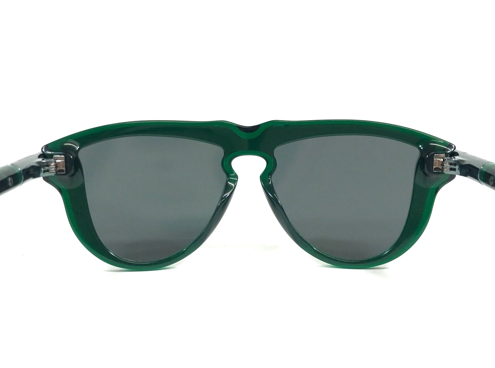 Burberry Sunglasses B4427-F 4104/87 Green Irregular Frames with Dark Grey Lenses