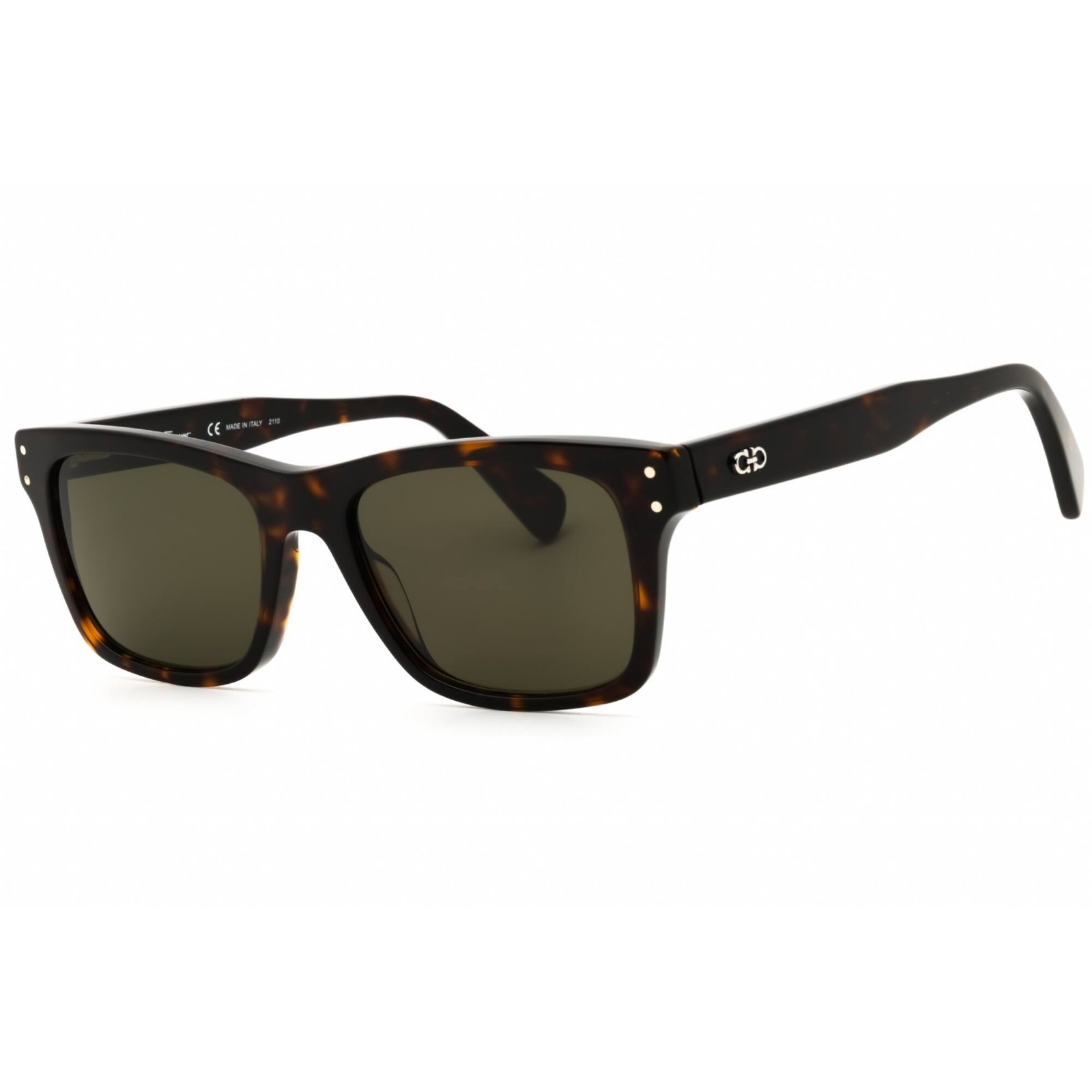 Salvatore Ferragamo Men’s Sunglasses Tortoise Acetate Square Frame SF1039S 240
