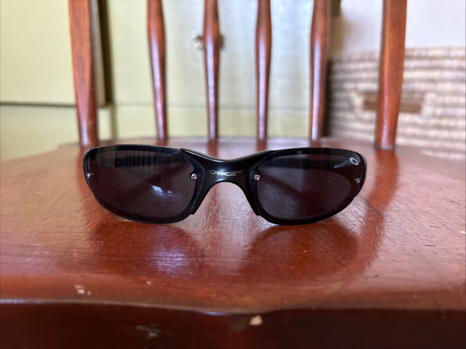 vintage Men’s y2k oakley sunglasses Made In USA PA 23 Black