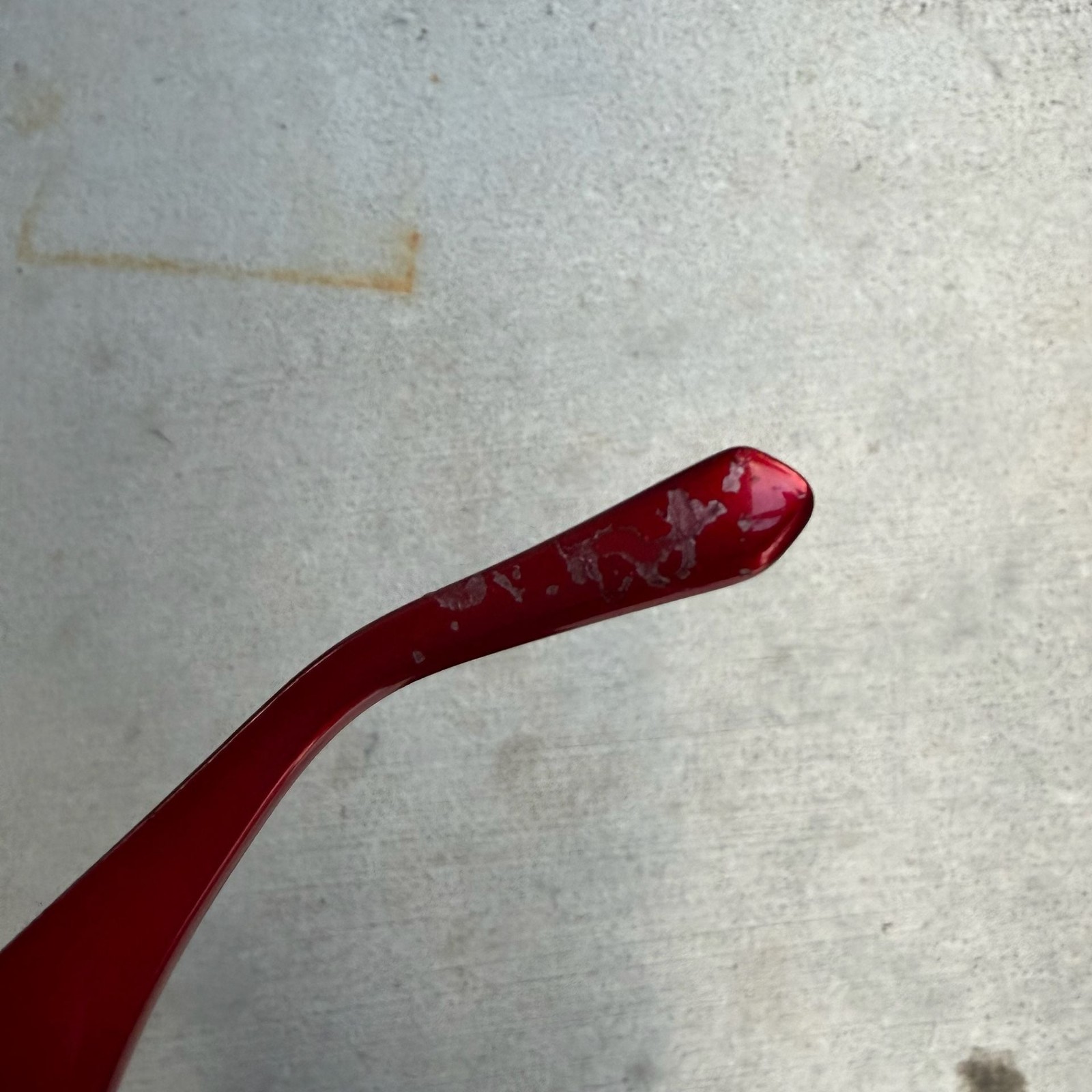 Off-White Virgil Rectangular Sunglasses in Red
