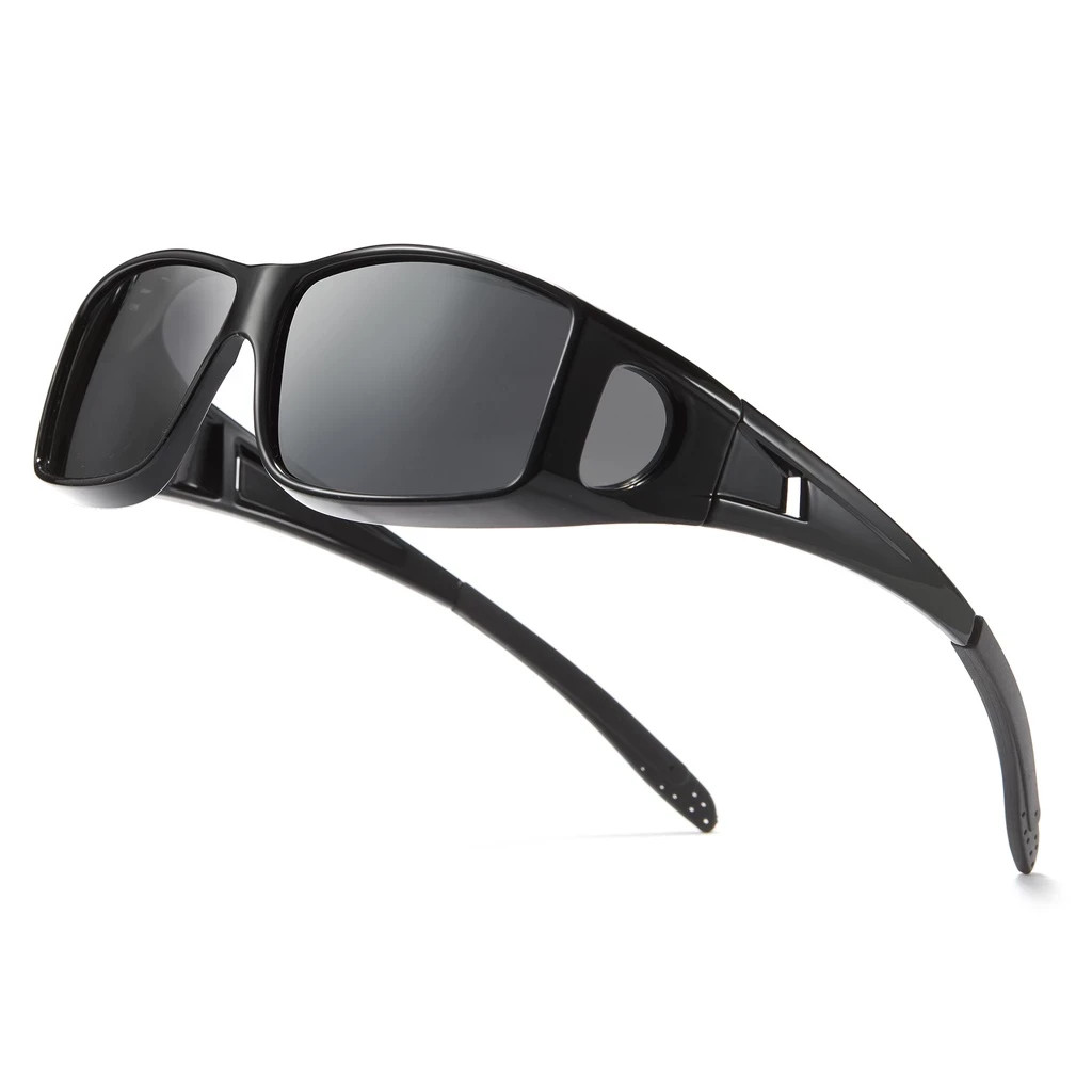 Fit Over Polarized Sunglasses for Men Women Sports Driving Wear Over Glasses