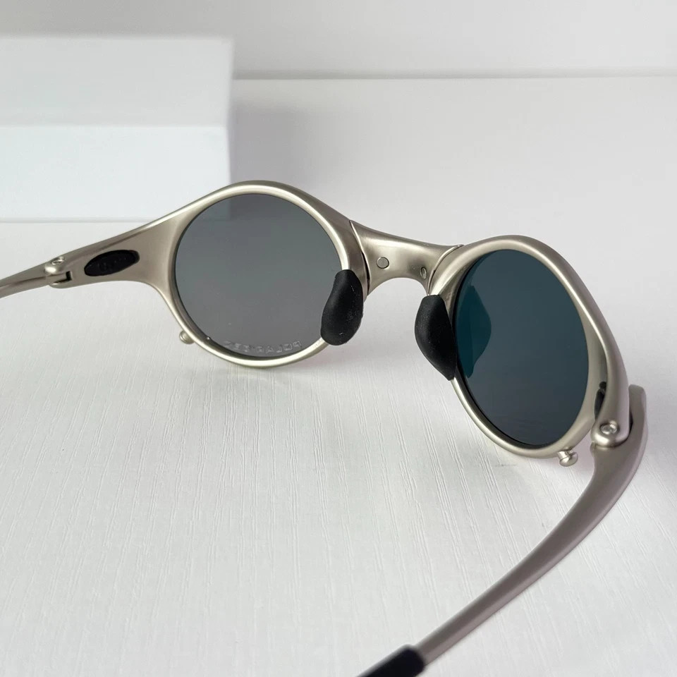 Oakley Mars X-Metal Sunglasses Silver Frame Purple Gradient Lens NEW