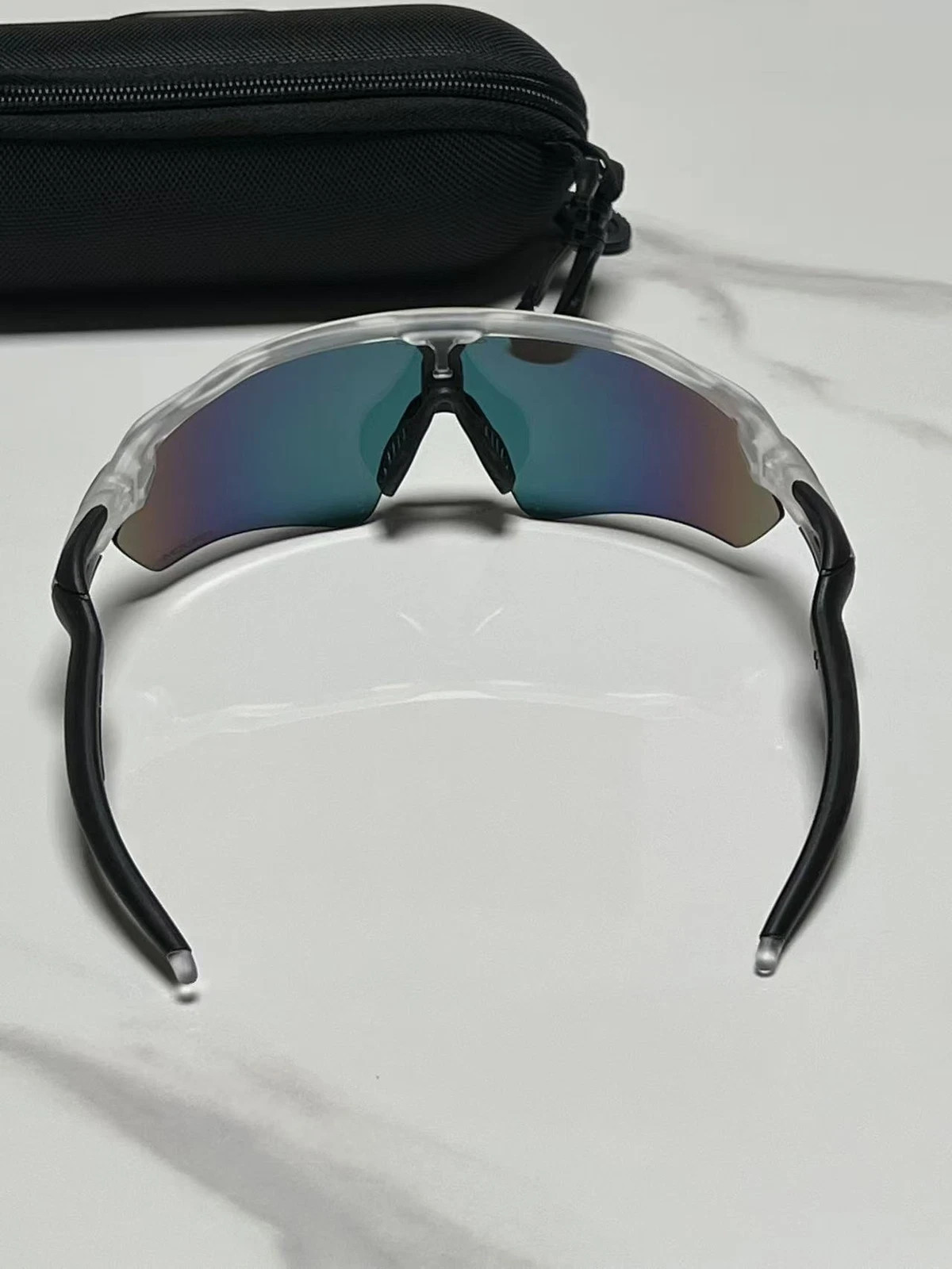 NEW OO9208 Oakley Radar EV Patn Sunglasses Transparent Frame Polarization Lenses