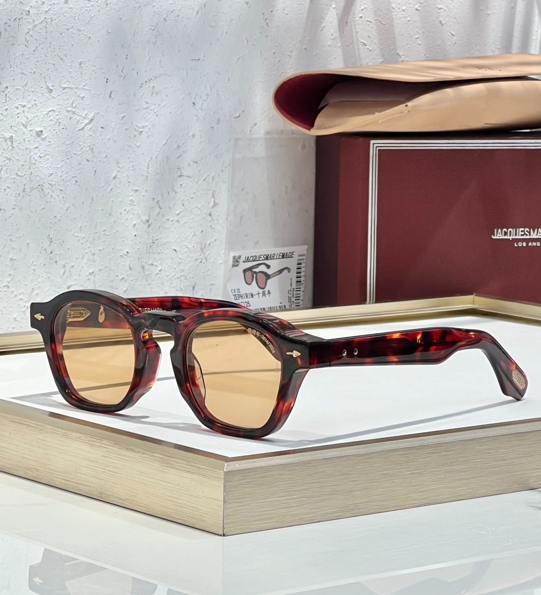 HOT JACQUES MARIE MAGE ZEPHYRIN Luxury Vintage Eyeglasses Tortoise 44-25-146
