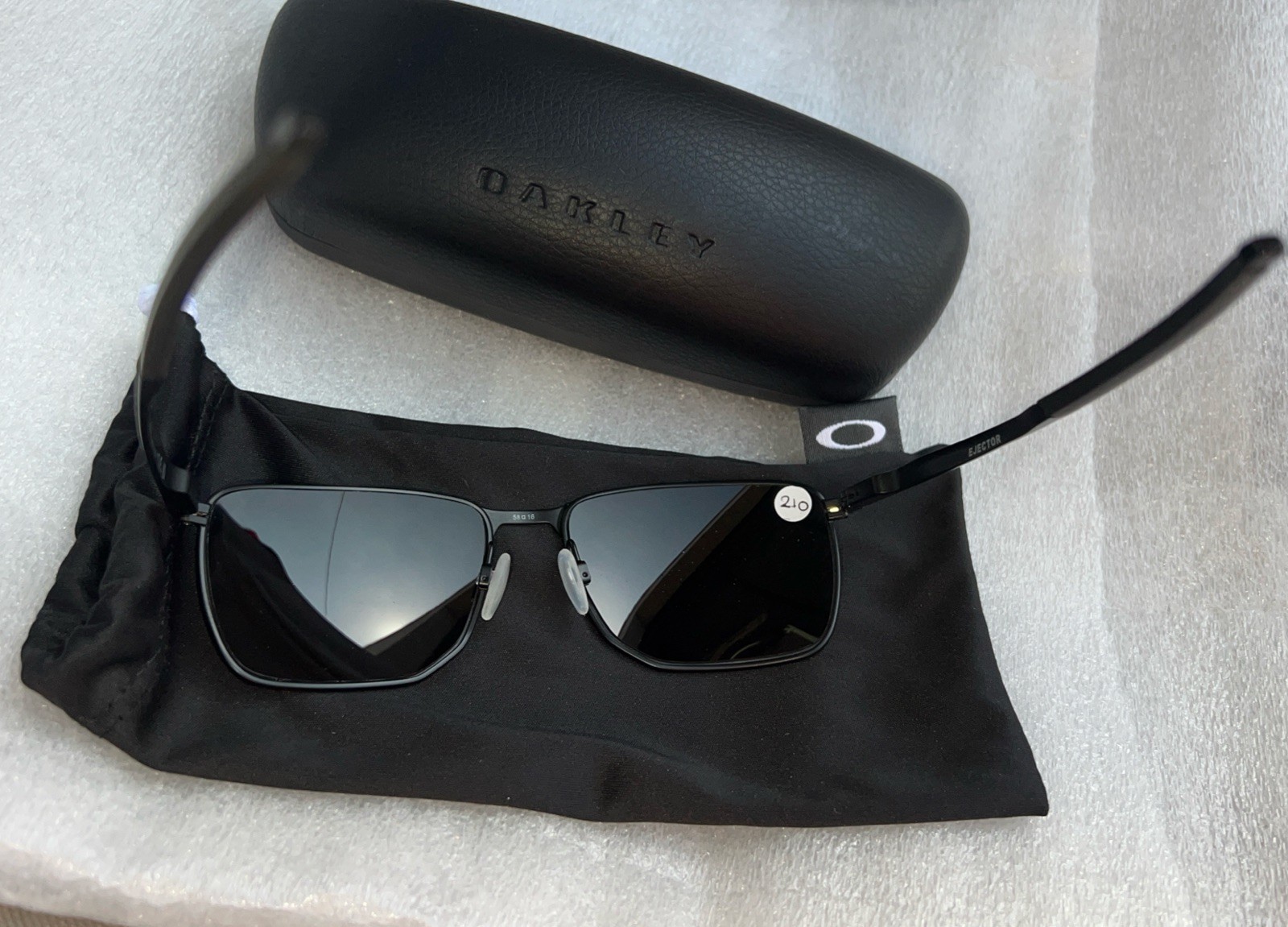 Oakley Ejector Satin Black/Prizm Black 58 mm Sunglasses OO4142-0158