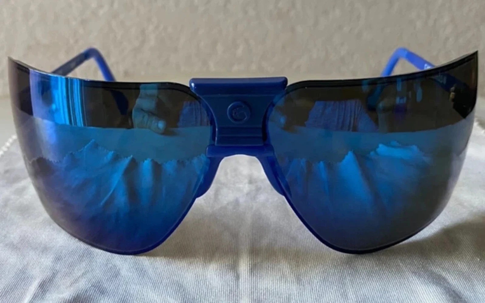 🇺🇸 1980’s Gargoyle Sunglasses 85MM – 44 Blue’s, Brian Bosworth / The – Boz !!