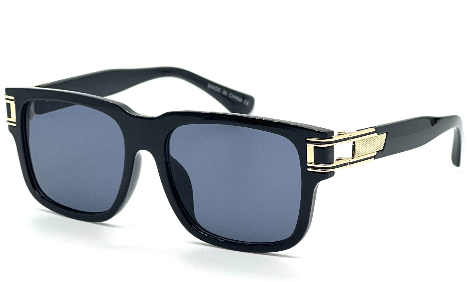 Fashion Men Sunglasses Designer New Style Classic Model Gold Metal Bar Retro NEW