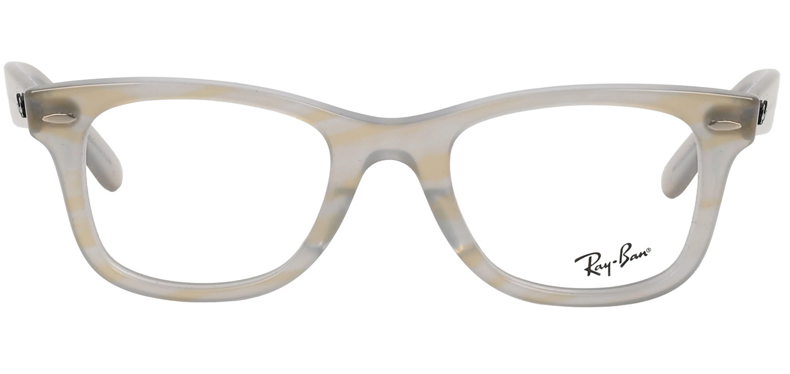 RAY-BAN WAYFARER RB 4340V 8382 PHOTO BLUE STRIPE SUNGLASSES 50MM