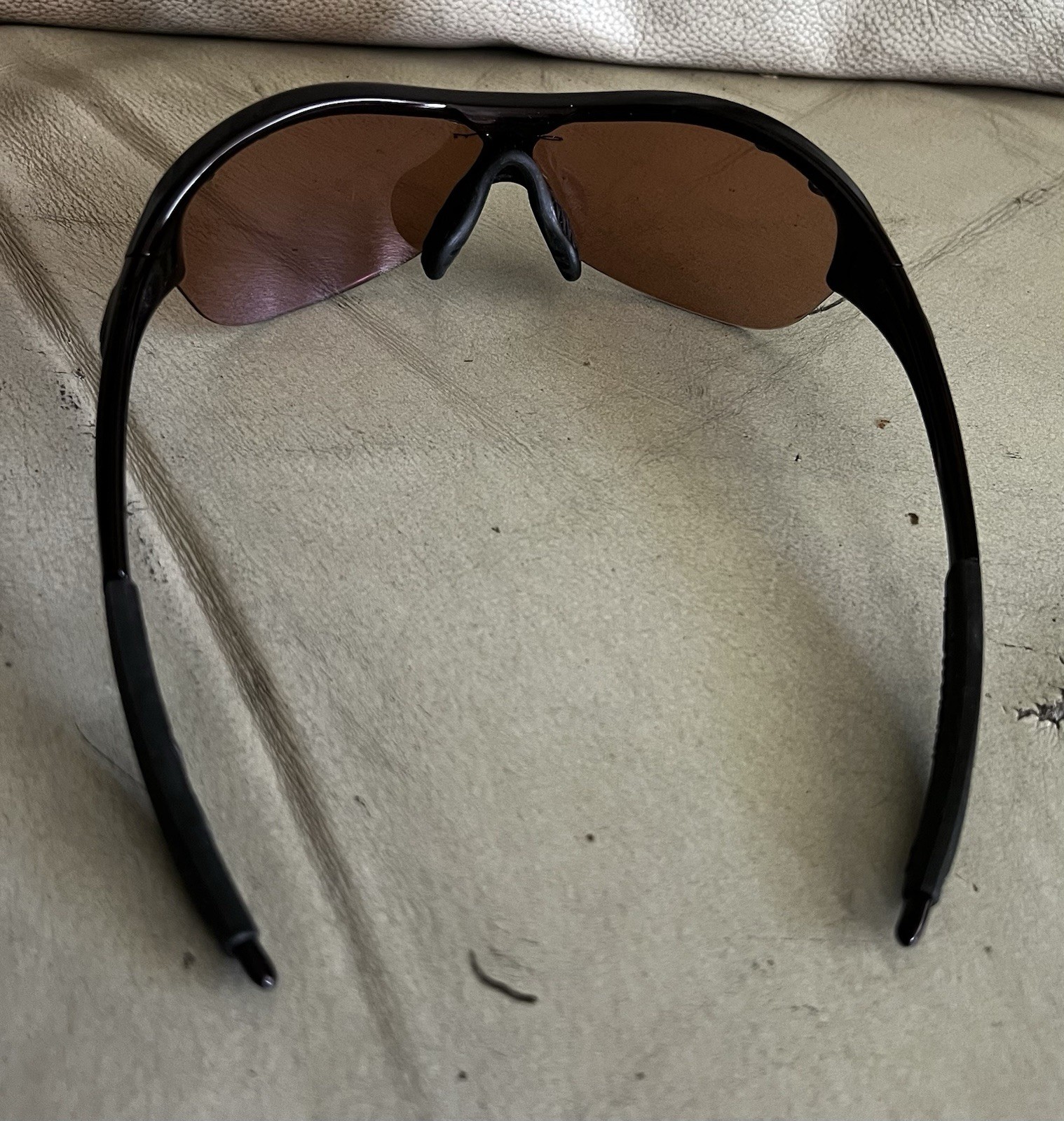 Oakley Endure Black Red Sparkling Sunglasses Made In USA
