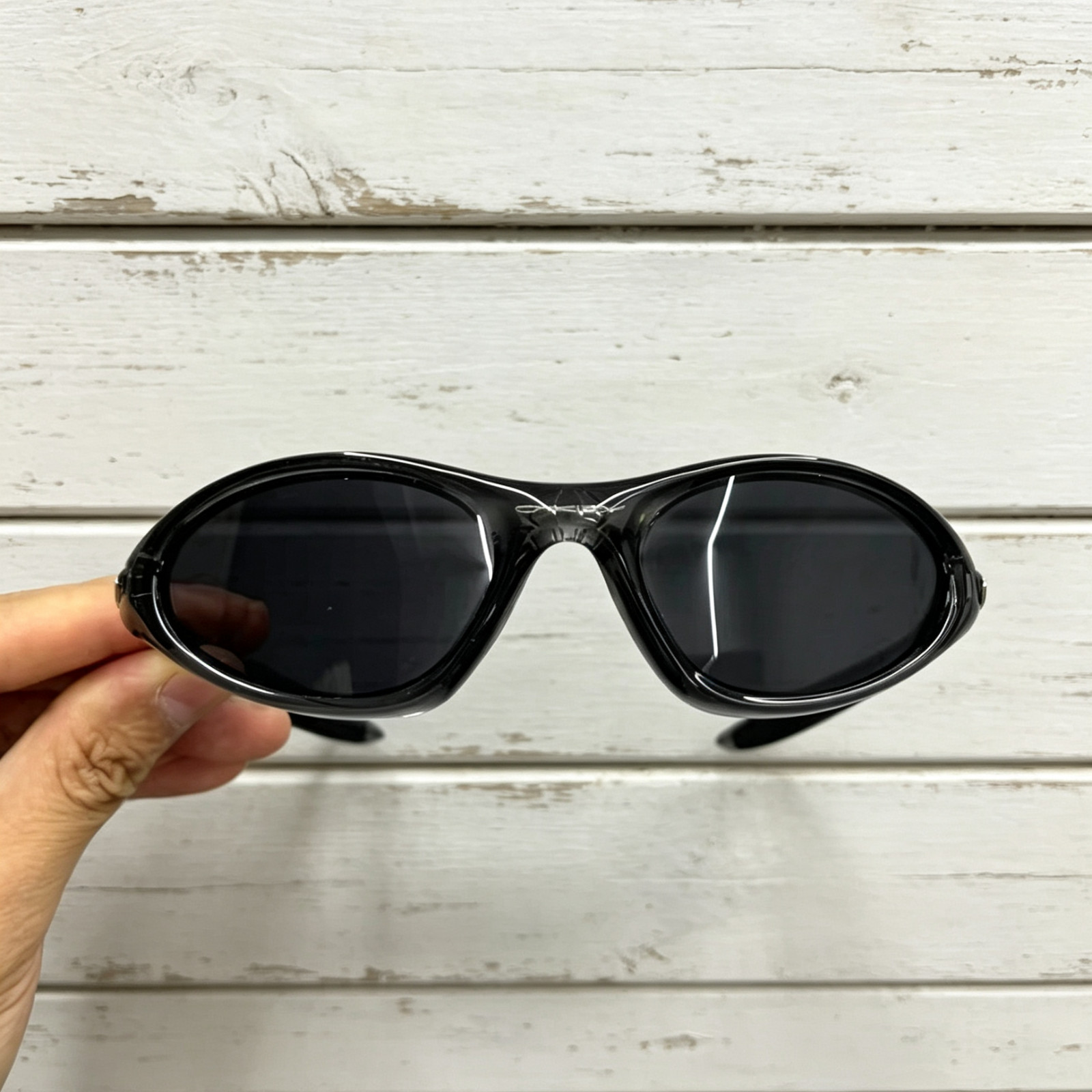 Oakley Minute Gen1 Minute1.0 Sunglasses Clear Black Frame Black Lenses