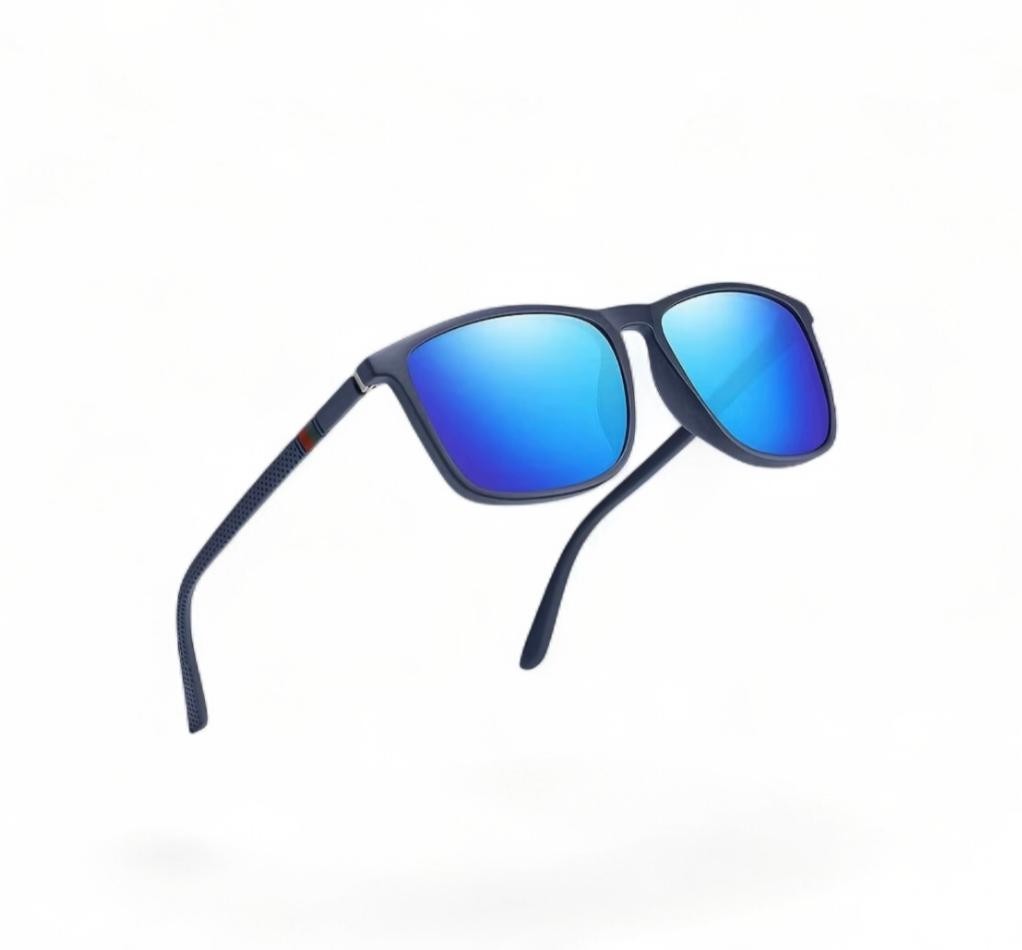 NEW – Polarized Mirror TAC Polycarbonate Framed Light-weight 139 mm – BLUE