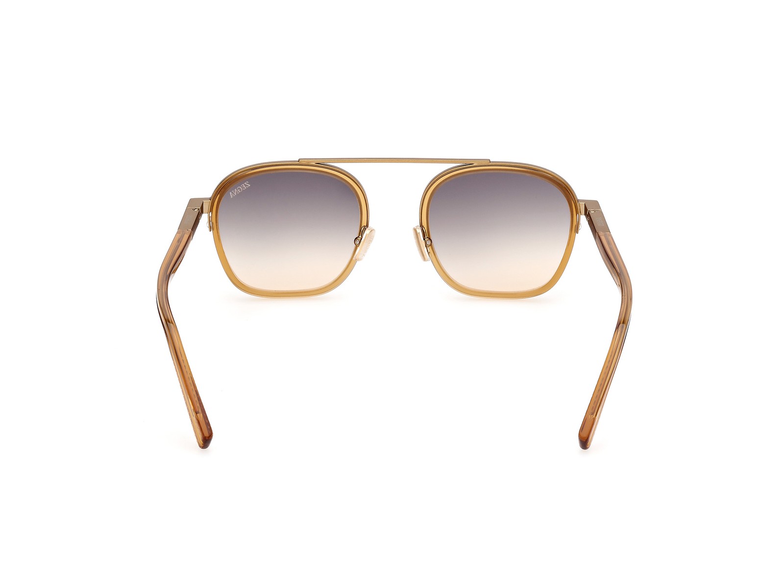 ZEGNA EZ0231 Sunglasses Sun Glasses 39K Dark Yellow Authentic New 51 Unisex