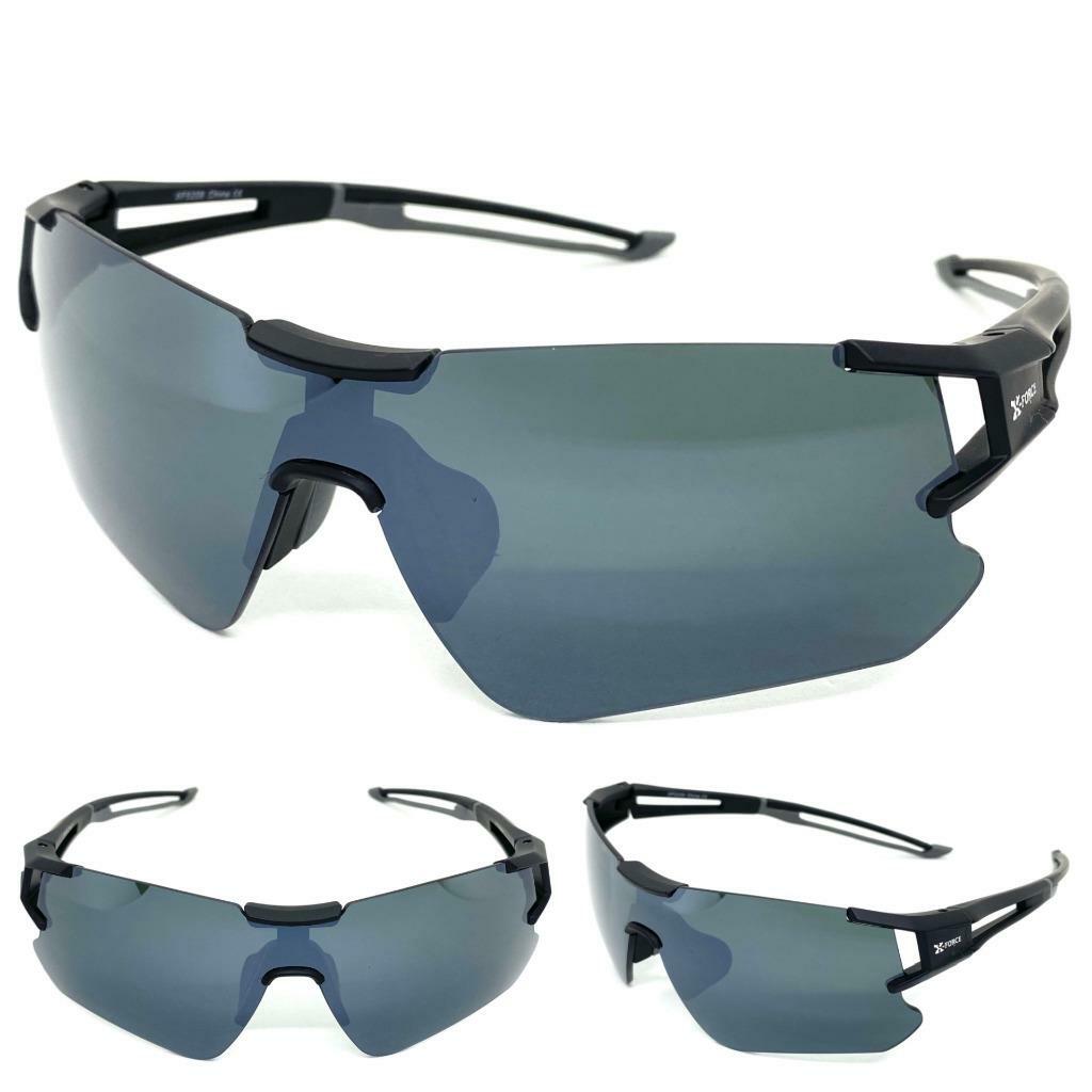 Men Sleek WRAP AROUND CYCLING GOLF FISHING RUNNING SUN GLASSES Lightweight Frame