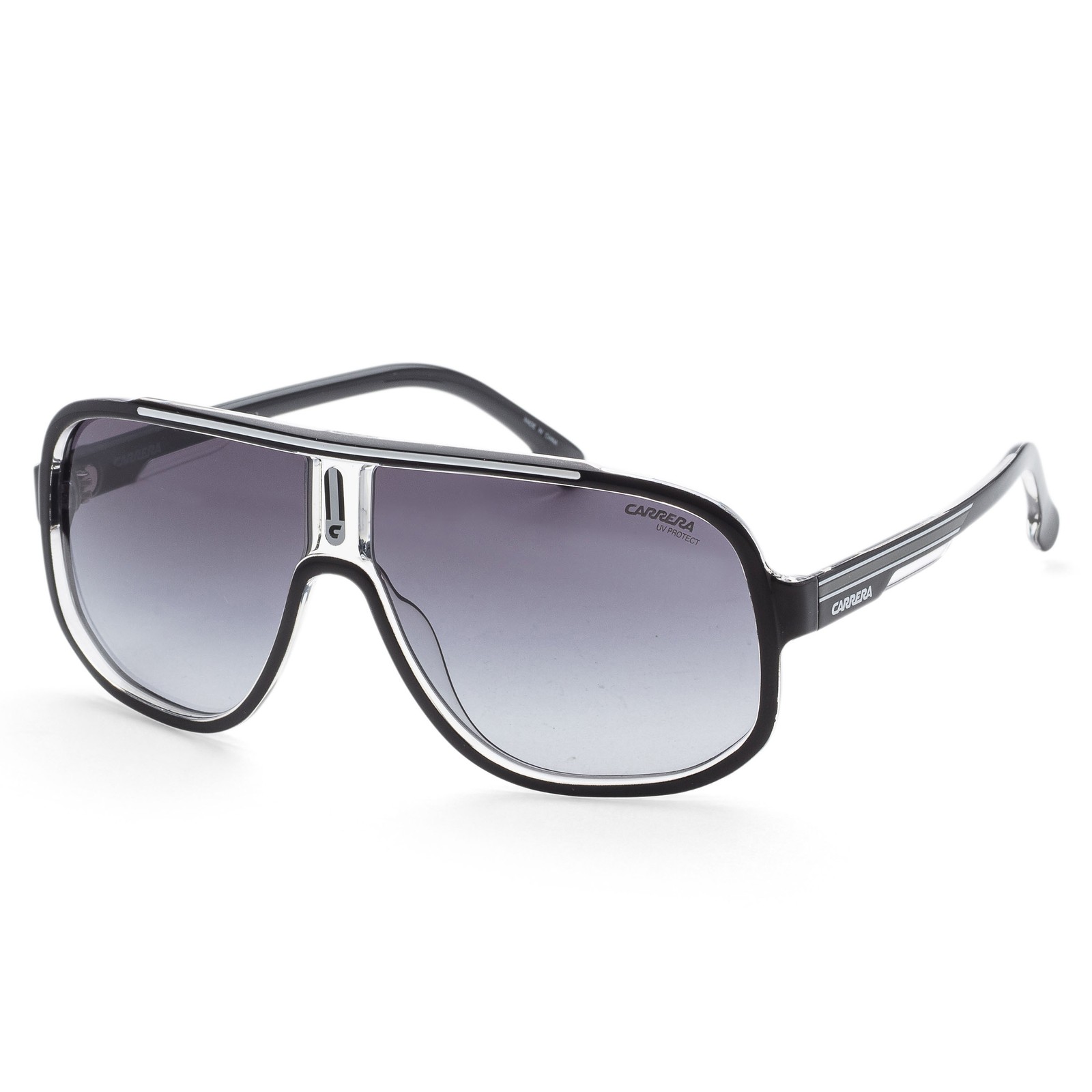 Carrera Men’s 63mm Black White Sunglasses CA1058-S-80S-9O