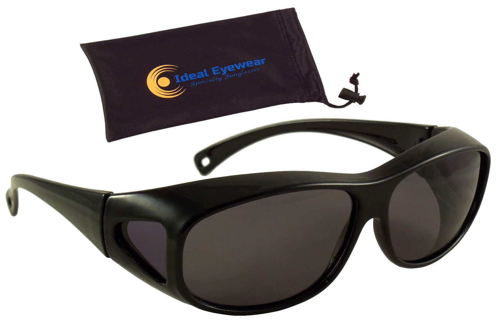 Floating Fit Over Sunglasses Polarized Cover Wear Over Glasses Fishing Boating