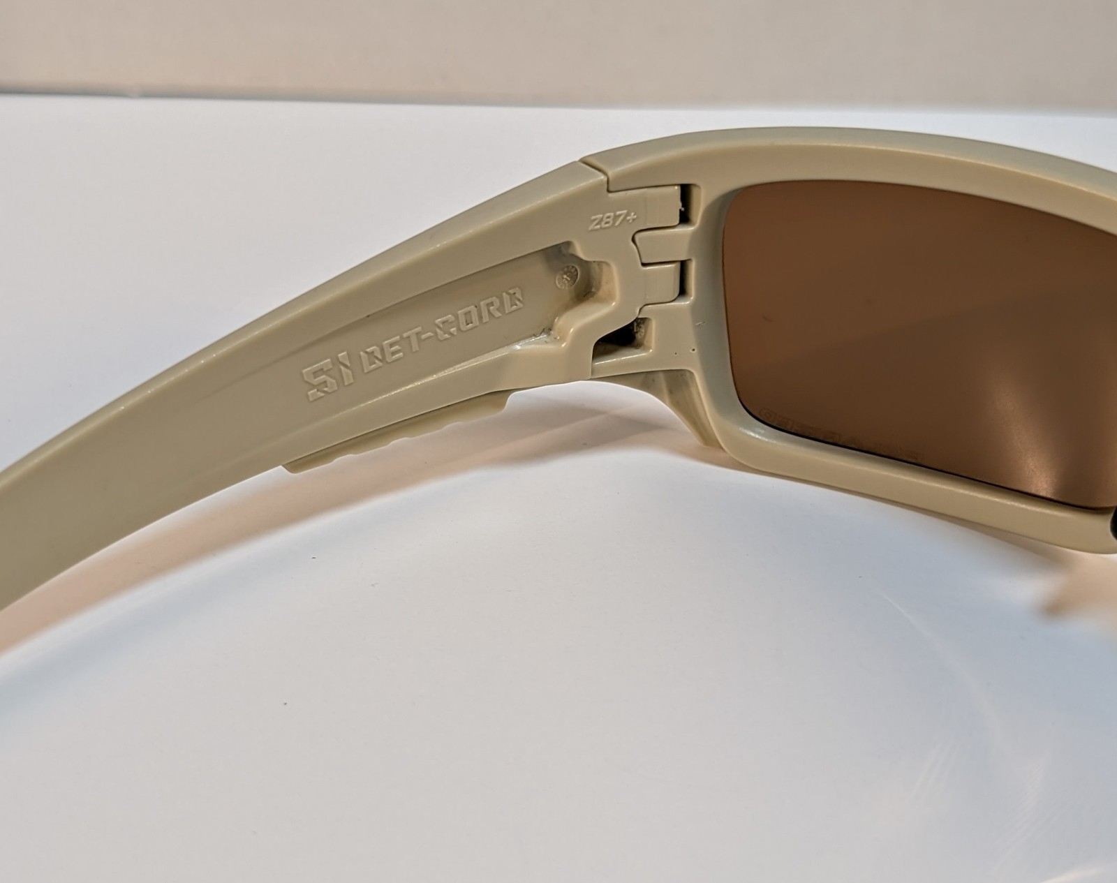 Oakley SI BALLISTIC DET CORD Desert Tan w/ Brown Polorized Lenses. Made In USA!!