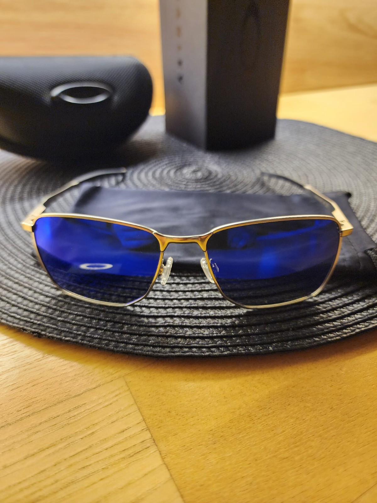 Oakley Ejector C-5 Alloy Metal Frame Prizm Polarized Blue Lens Full Pack New