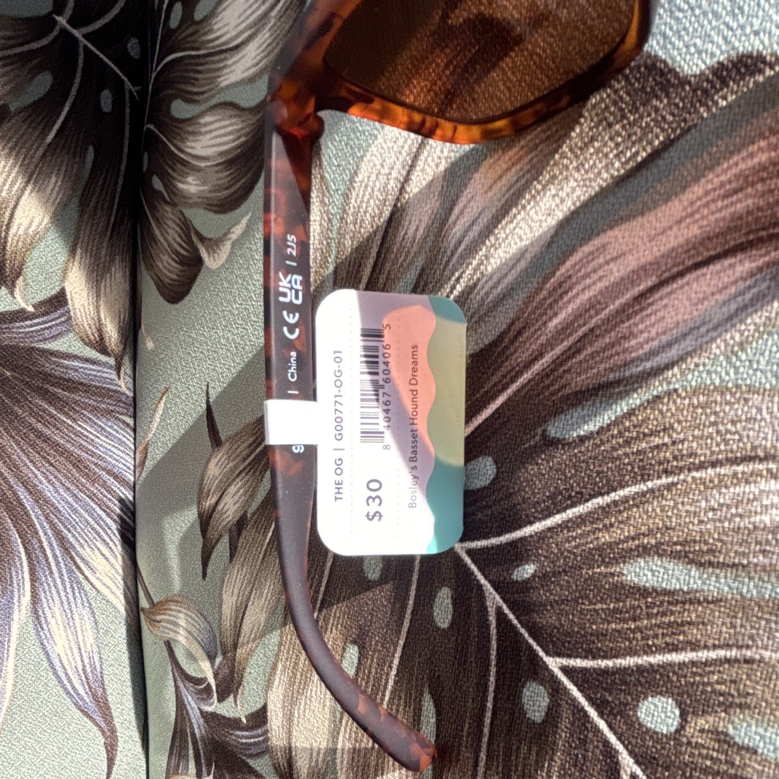goodr OG Bosley’s Basset Hound Dreams Polarized Sunglasses NWT Box