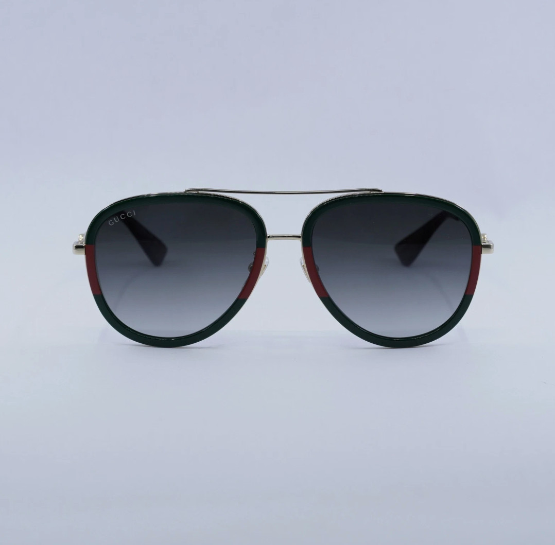 Gucci GG0062S Aviator Sunglasses 7-17-140mm Authentic