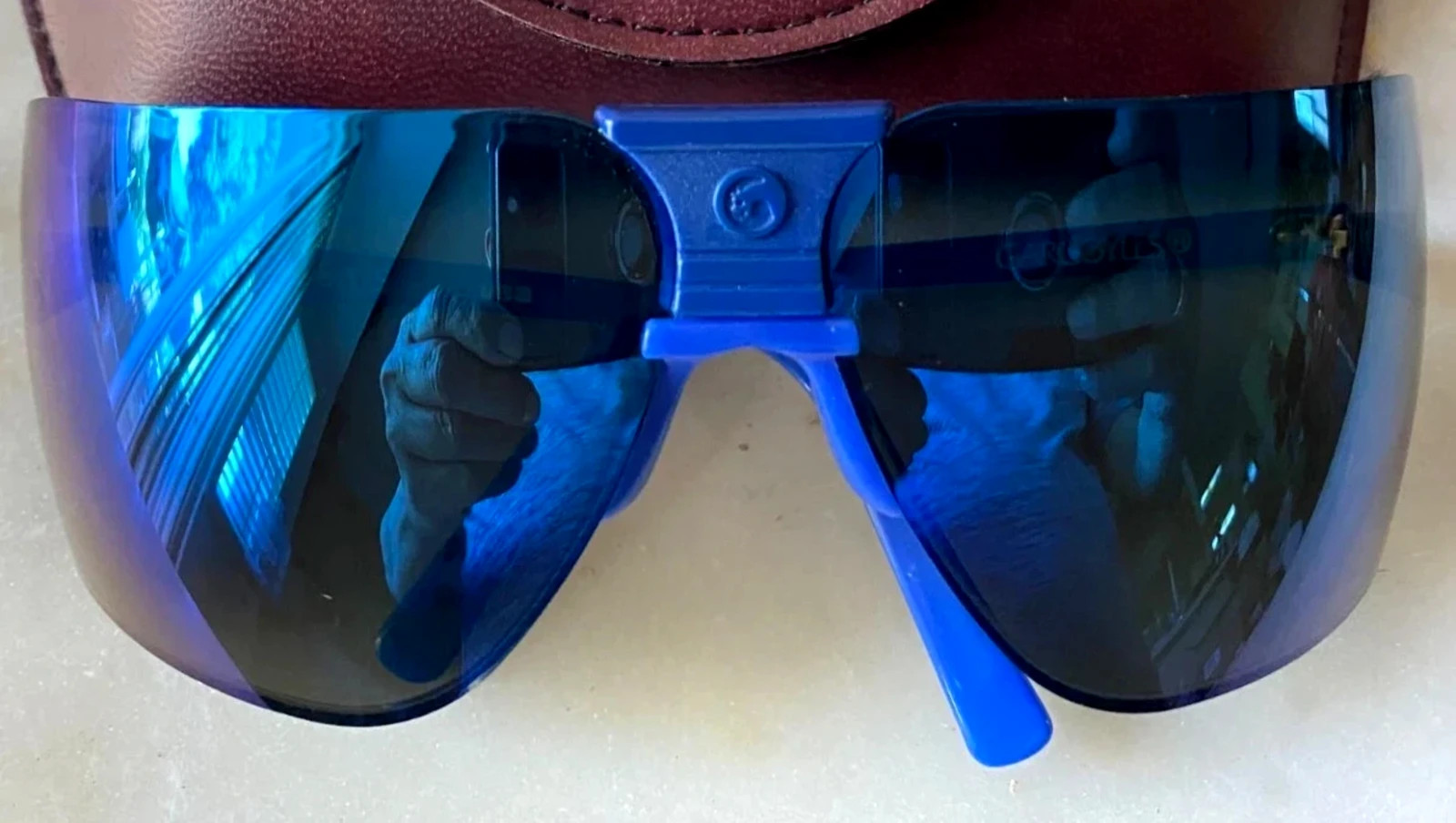 🇺🇸 1980’s Gargoyle Sunglasses 85MM – 44 Blue’s, Brian Bosworth / The – Boz !!