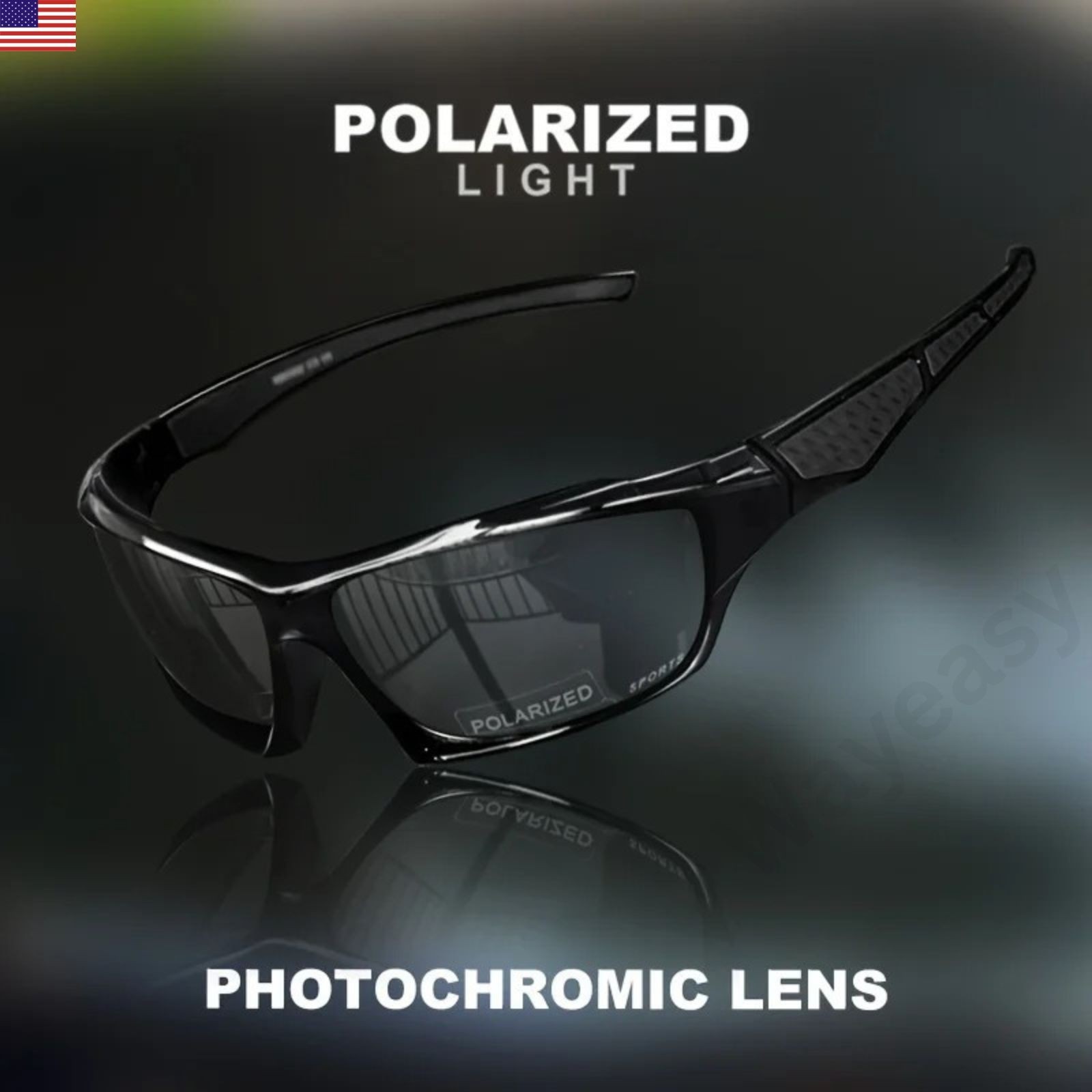 2025 Polarized Sports Sunglasses UV400 Fishing Cycling Driving Outdoor Men TAC