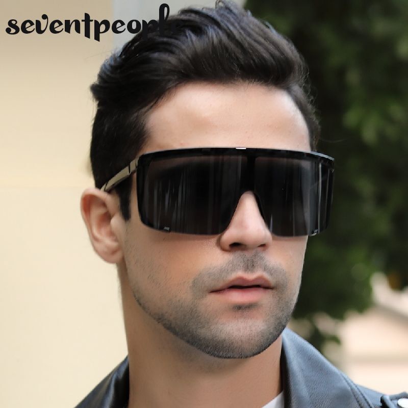 Retro Gradient Square Sunglasses -UV400 Polycarbonate Lens Plastic Frame Eyewear