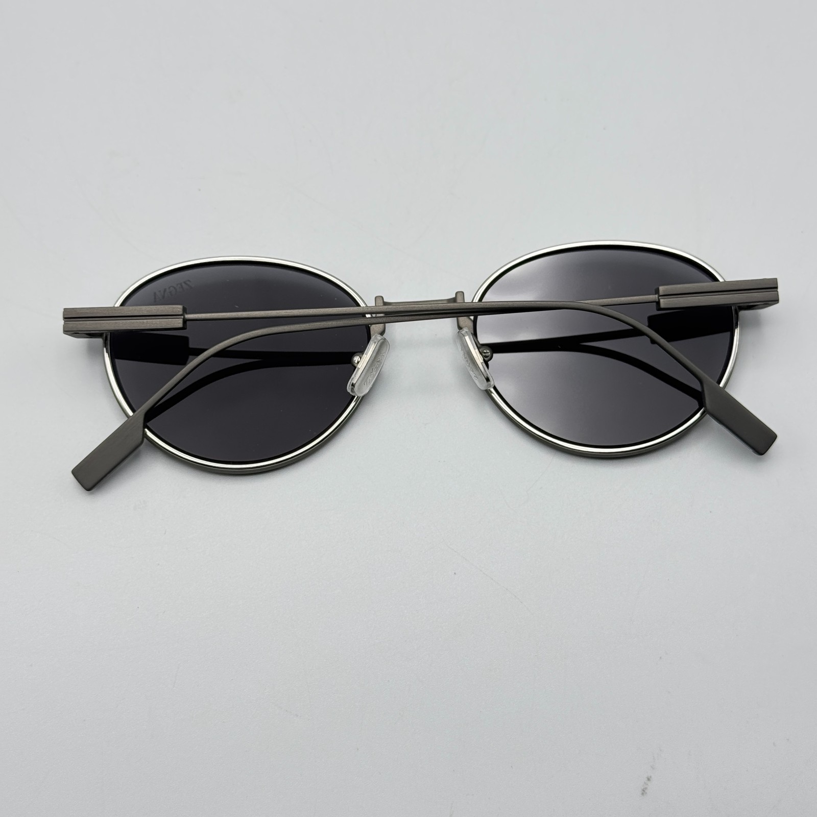 Ermenegildo Zegna Sunglasses EZ0287 09A Matte Gunmetal Frame Gray Lens 52mm
