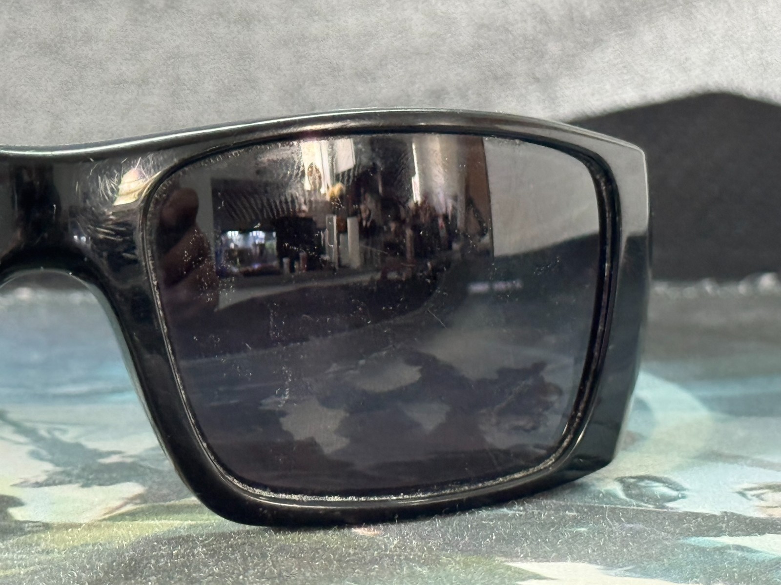 Oakley Fuel Cell Men’s Polished Black Rectangle Sunglasses Frame Only 60-19-130