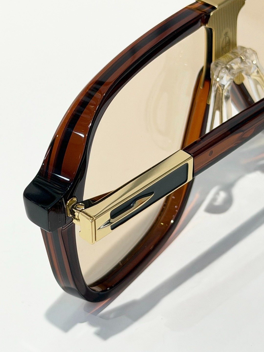 Jacques Marie Mage KUROKAWA Unisex Eyeglasses Brown/Amber 129-52 149mm