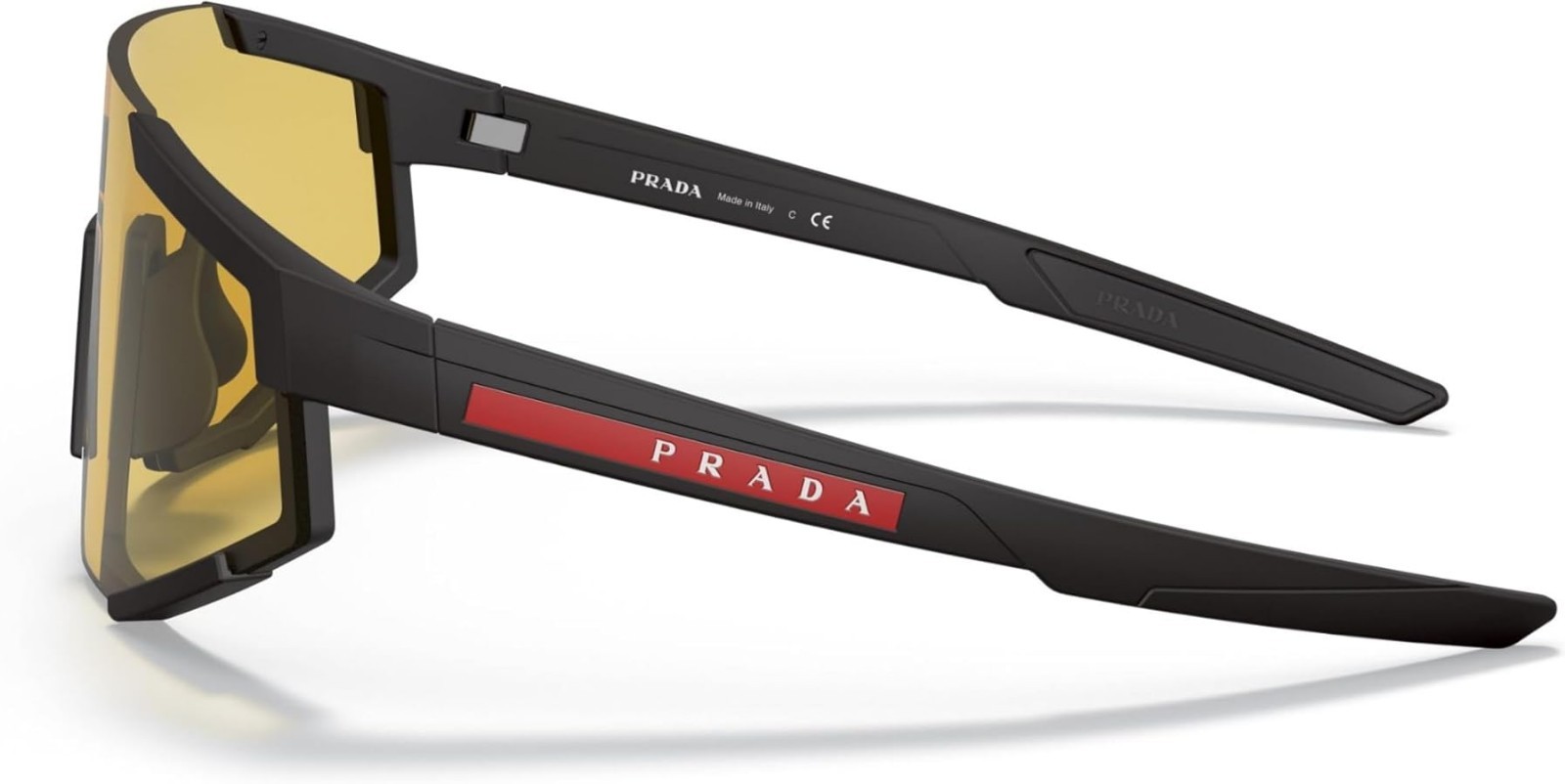 Prada PR27ZS Rectangular Sunglasses Havana Tortoise Brown Lens Unisex