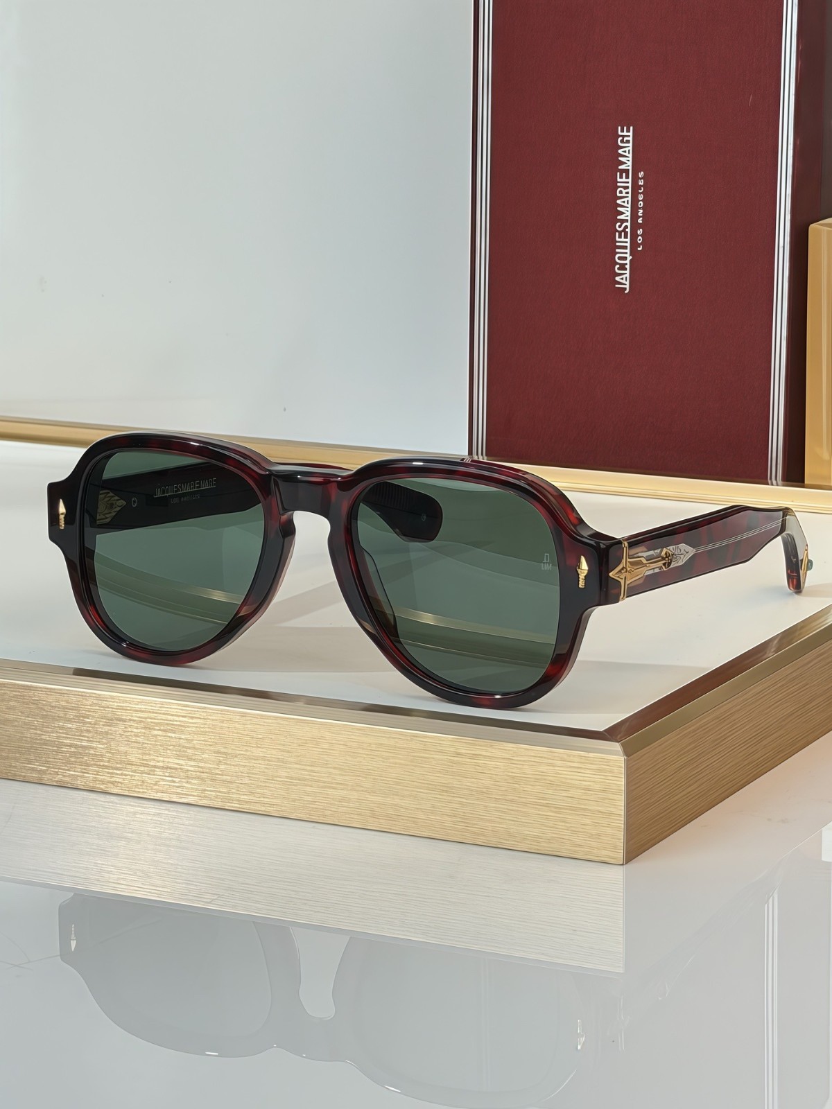 JACQUES MARIE MAGE Style Unisex Sunglasses – MODEL: REDCLOUD SIZE：52口21 150