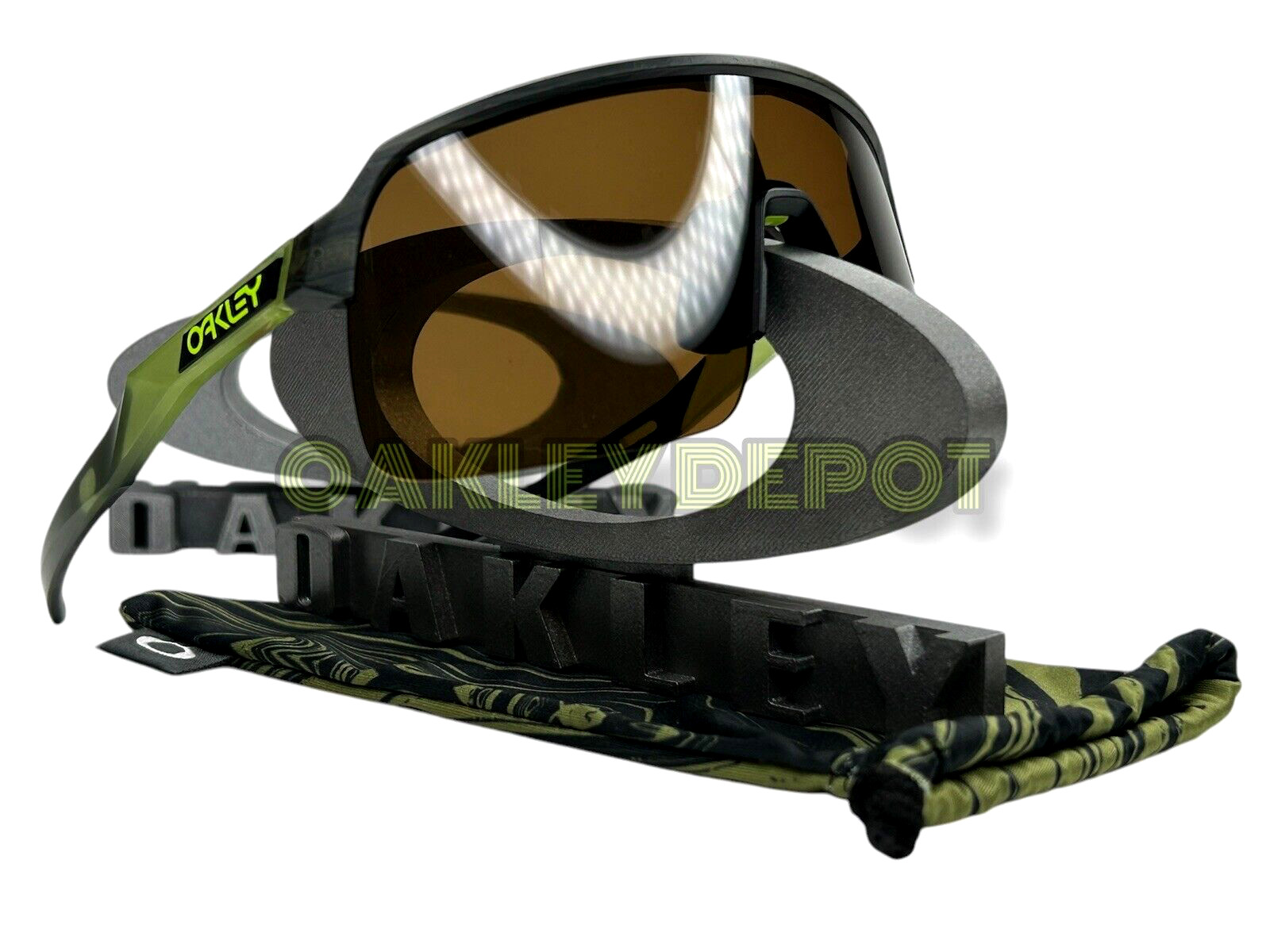 ✅🕶️ OAKLEY SUTRO LITE 009463 MATTE TRANSPARENT SWIRL/PRIZM BRONZE SUNGLASSES