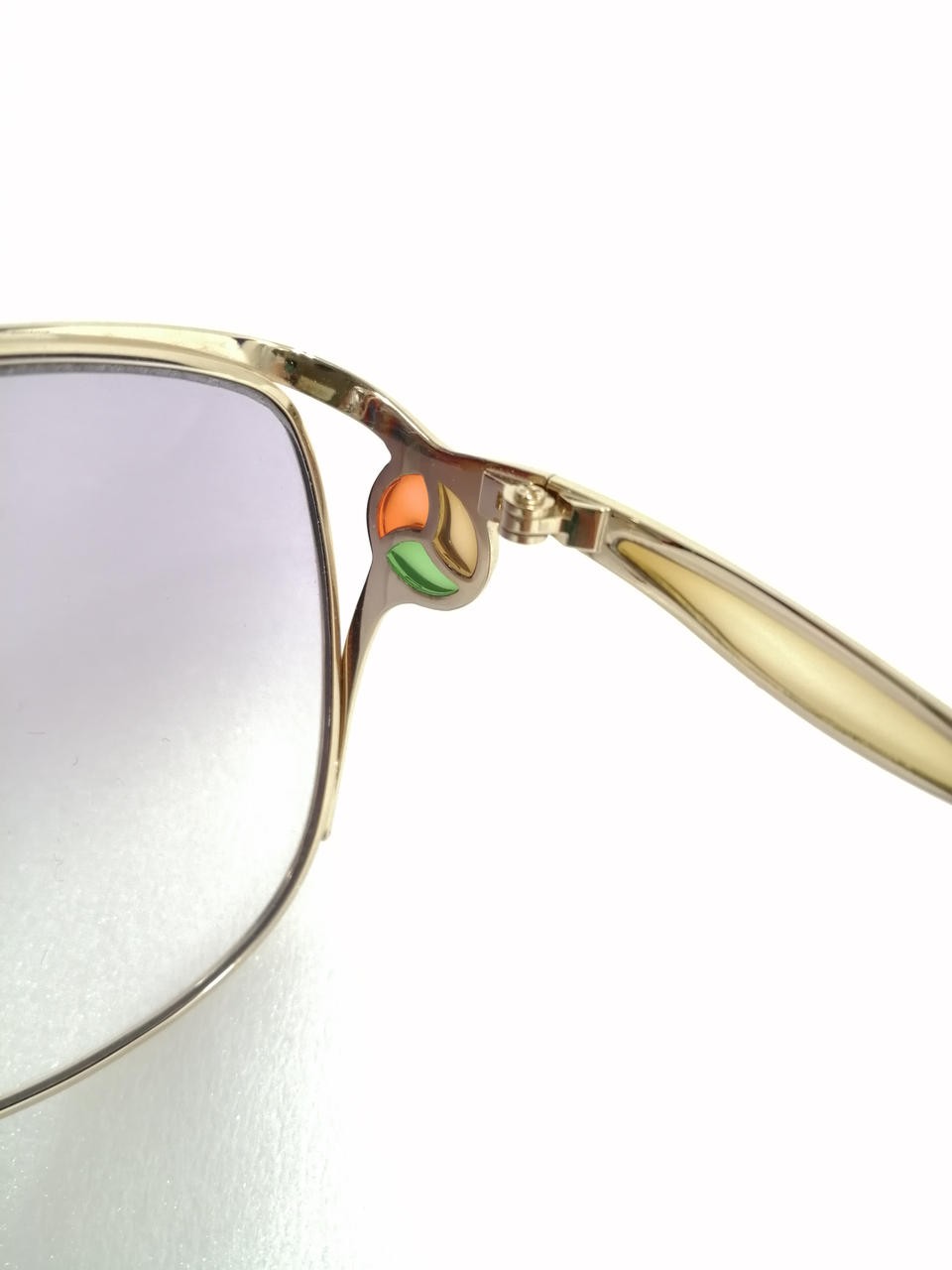 Yves Saint Laurent 31-5160 Gold Lens Purple Sunglasses