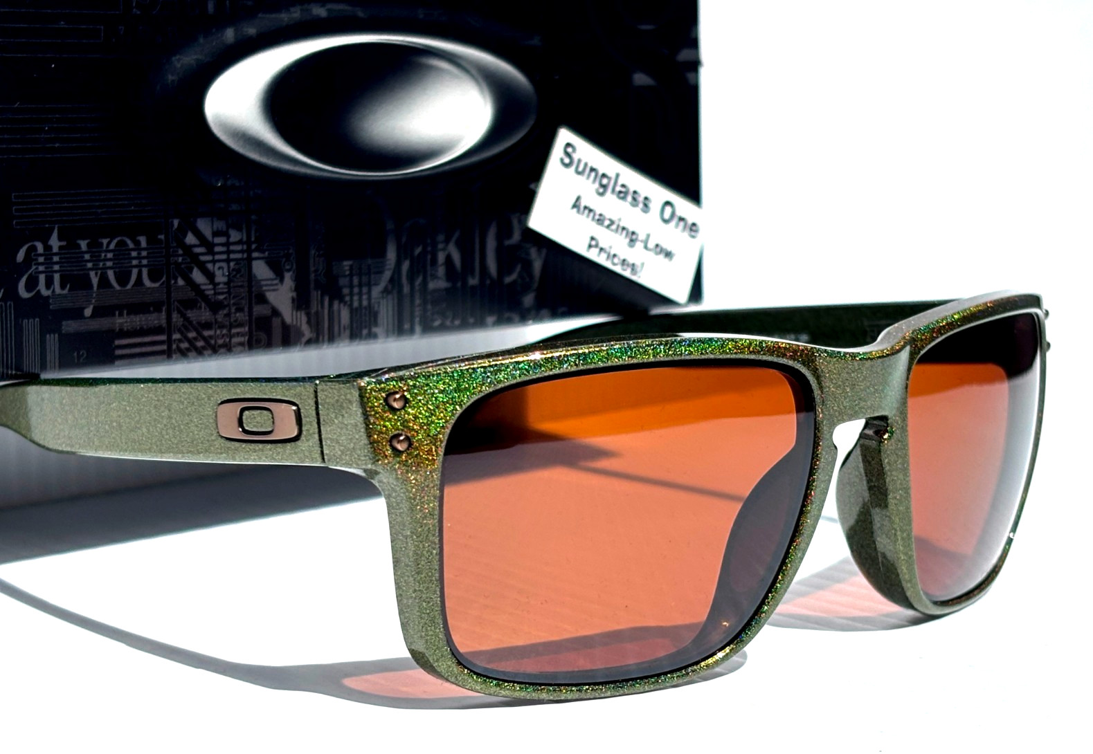 Oakley HOLBROOK Fern Spacedust POLARIZED PRIZM Tungsten Lens Sunglass 9102-AN
