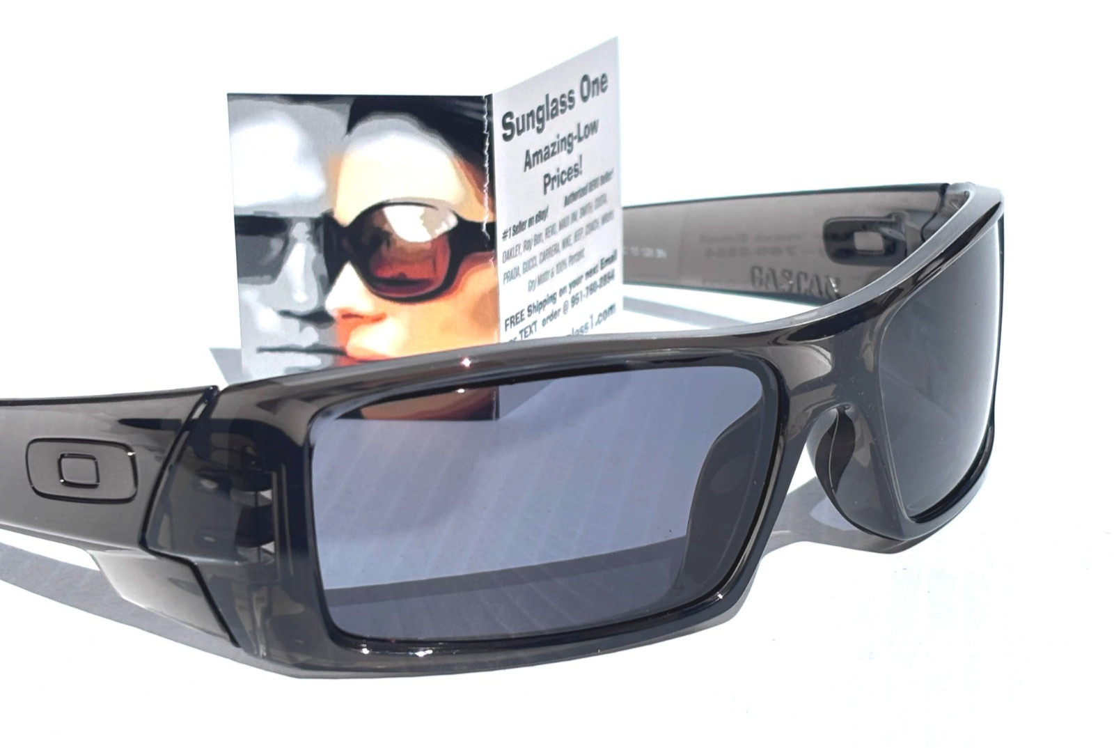 NEW Oakley GASCAN Grey Smoke Frame Grey Lens Sunglass 9014-E2