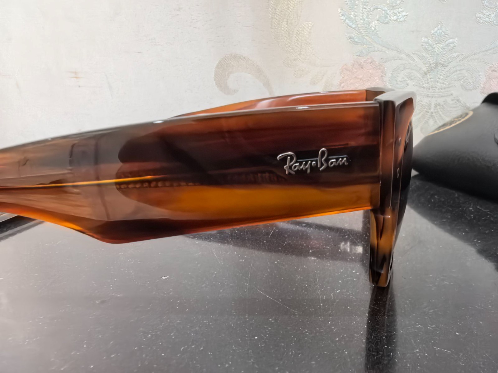 Ray-Ban Mega Wayfarer Sunglasses RB0840S 954/33 Havana/ Brown Lens 51-21 145